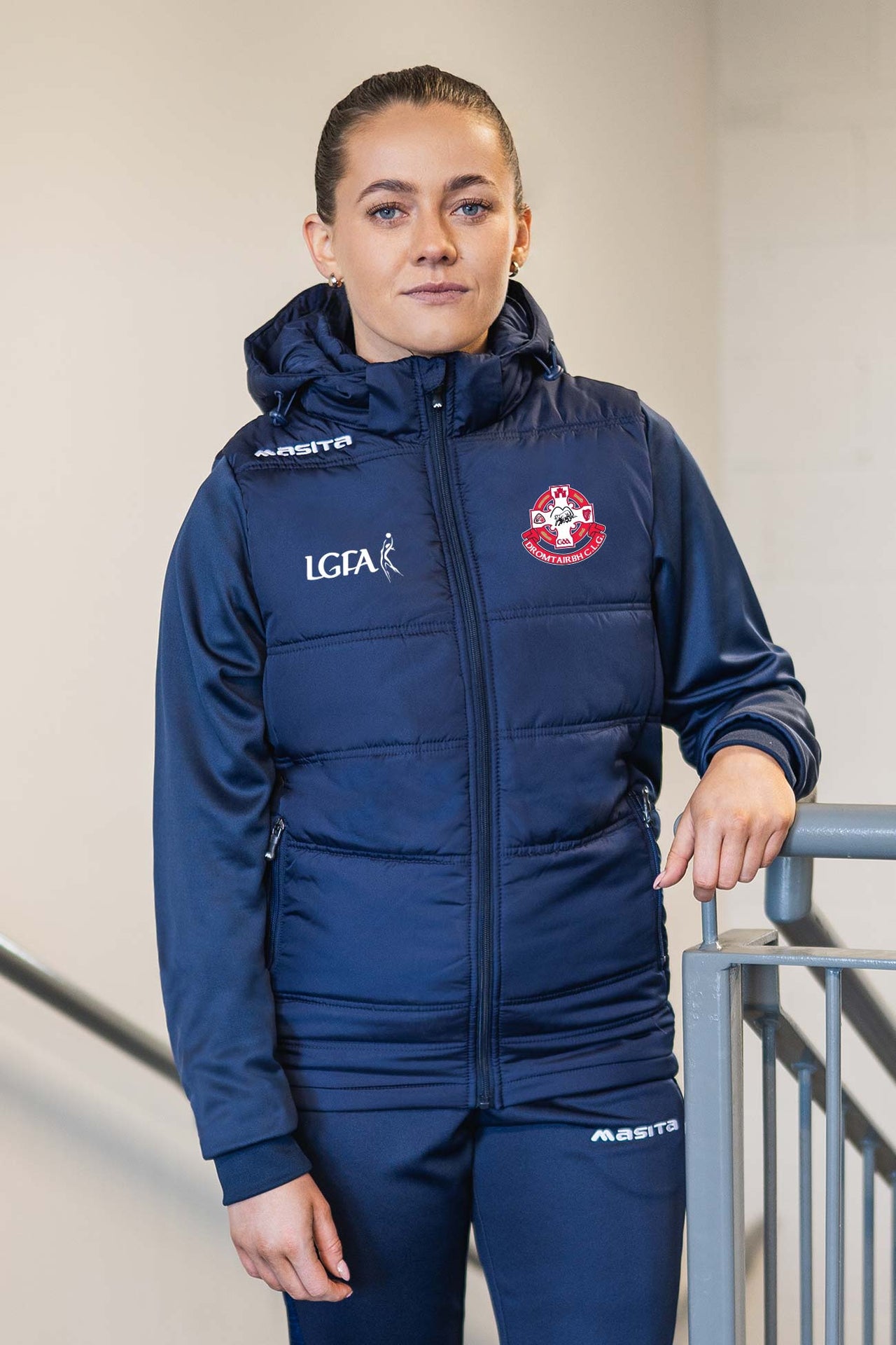 Dromtarriffe LGFA  Navy Nova Padded Jacket Adult