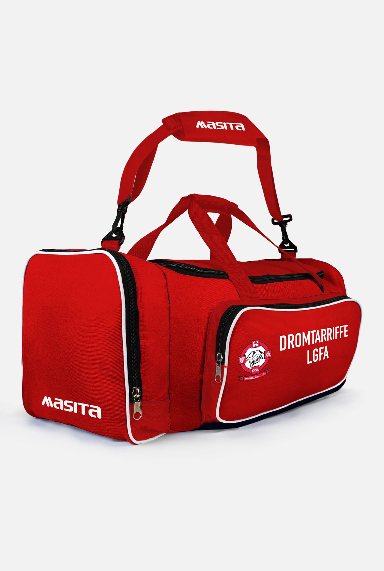 Dromtarriffe LGFA Pop Up Shop Red/Black/White Tara Style Club Bag