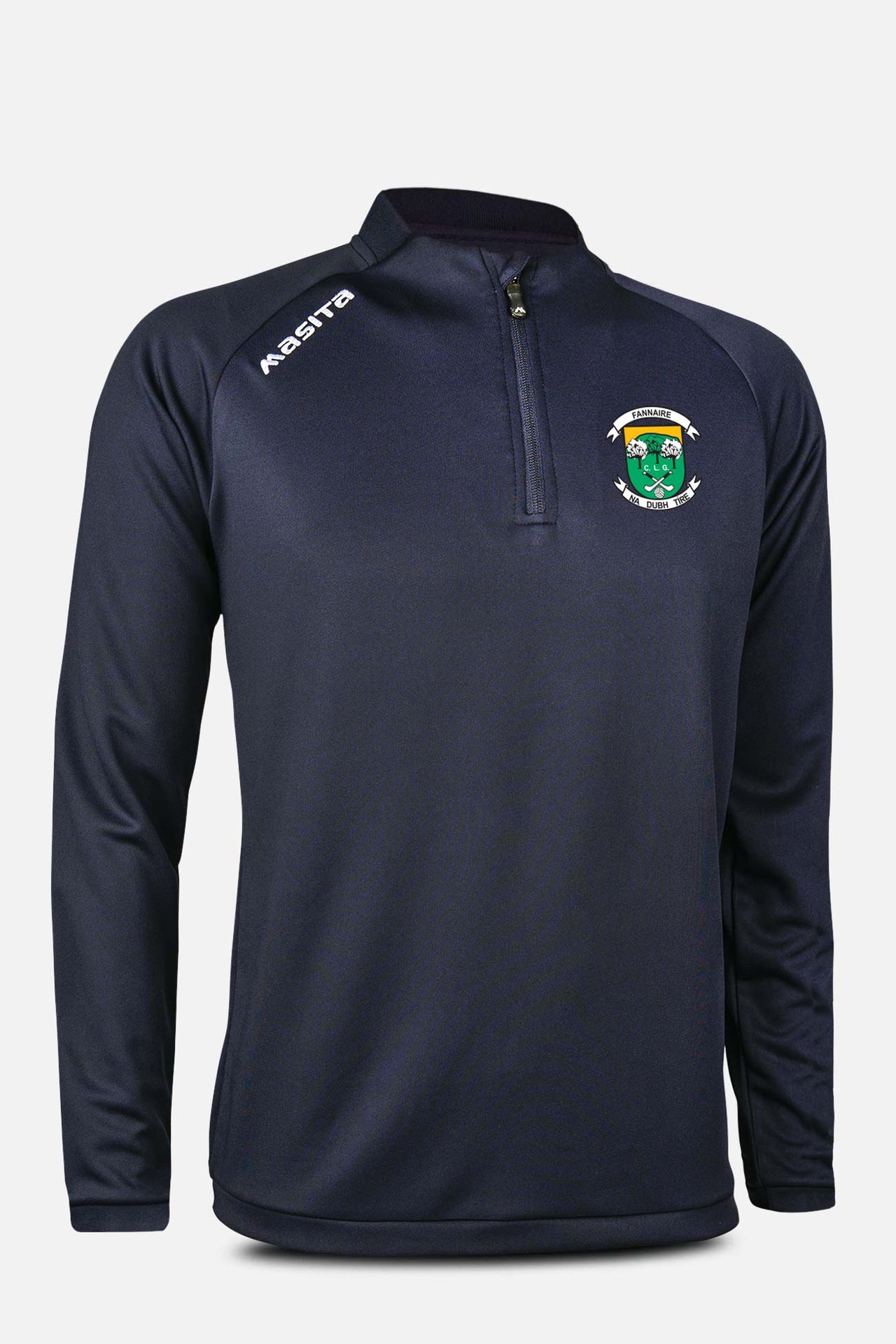 Duffry Rovers  Navy Oregon Style Half Zip Adult