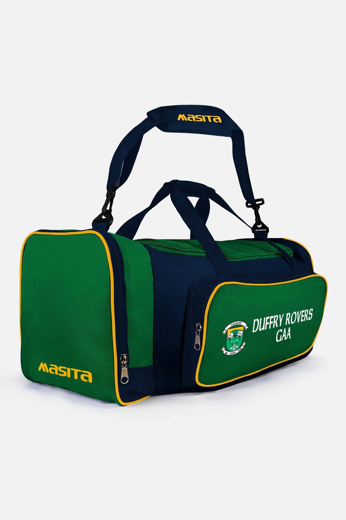 Duffry Rovers Pop Up Shop Green/Navy/Amber Tara Style Club Bag