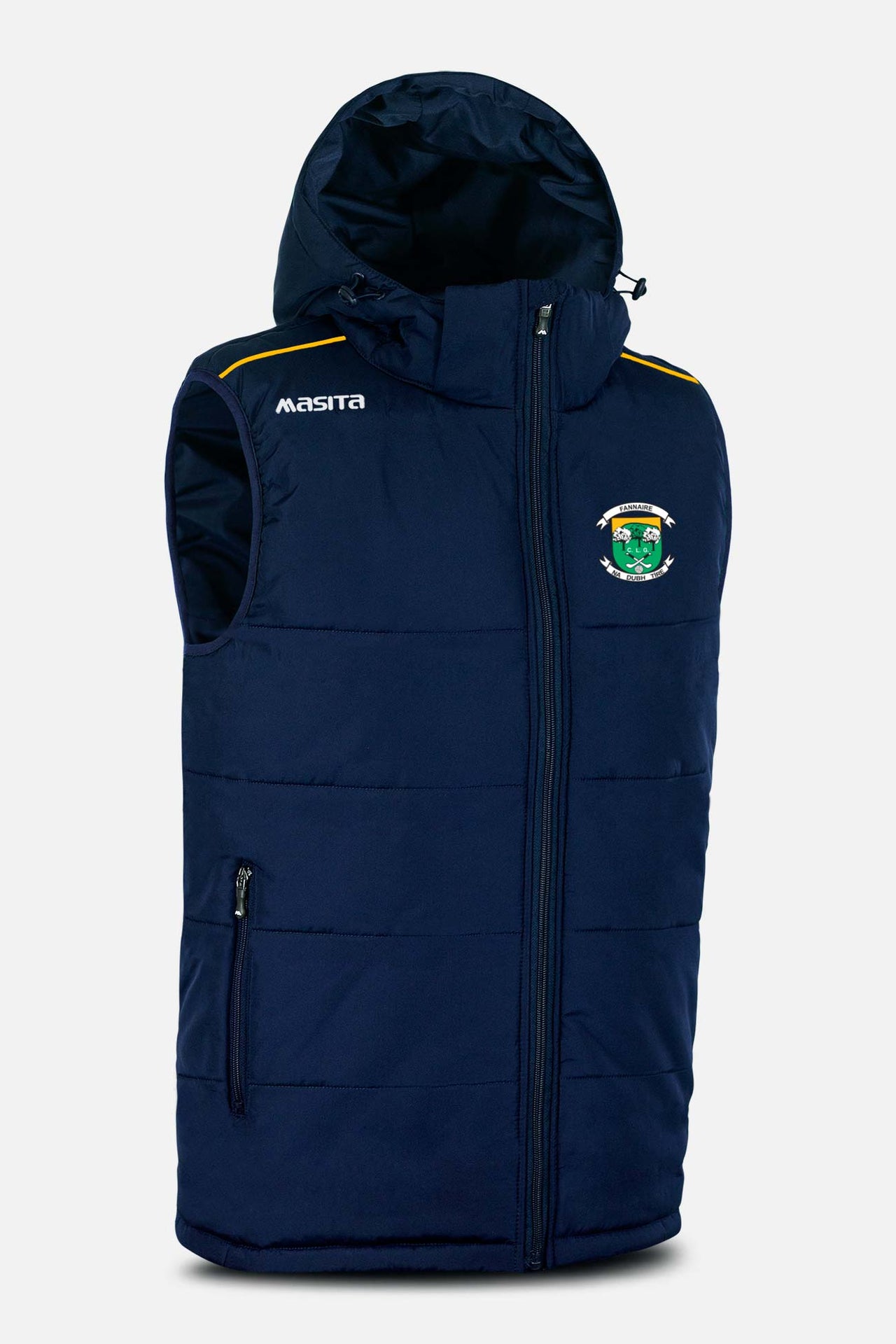 Duffry Rovers Navy/Amber Sleeveless Gilet Kids & Adults