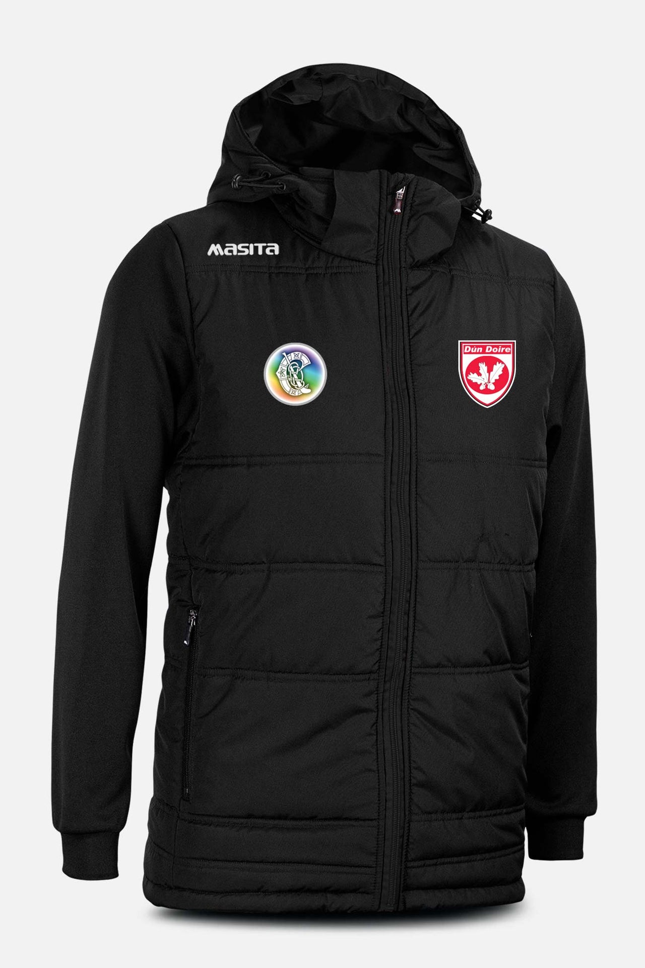 Dunderry Camogie  Black Nova Padded Jacket Kids & Adults