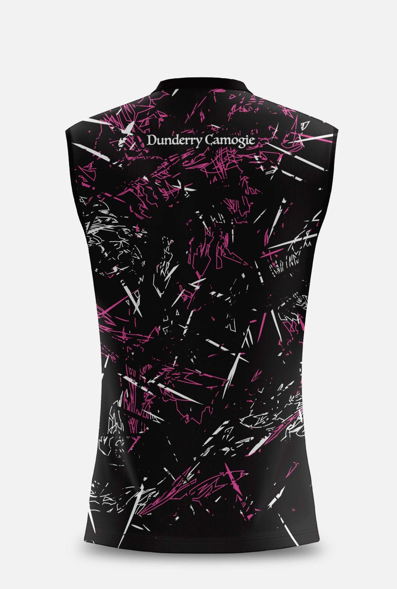 Dunderry Camogie  Pink Sleeveless Jersey Regular Fit Kids & Adults