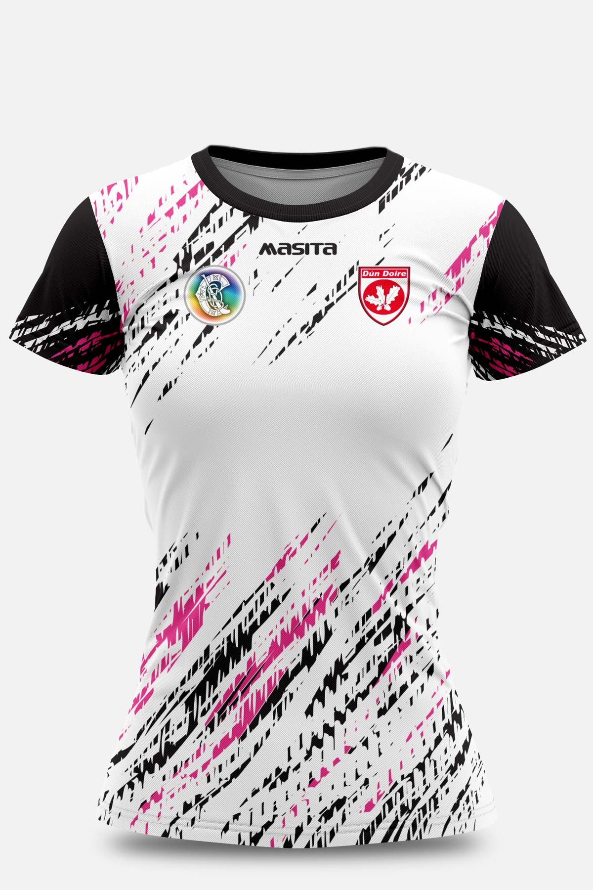 Dunderry Camogie  White Training Jersey Regular Fit Kids & Adults