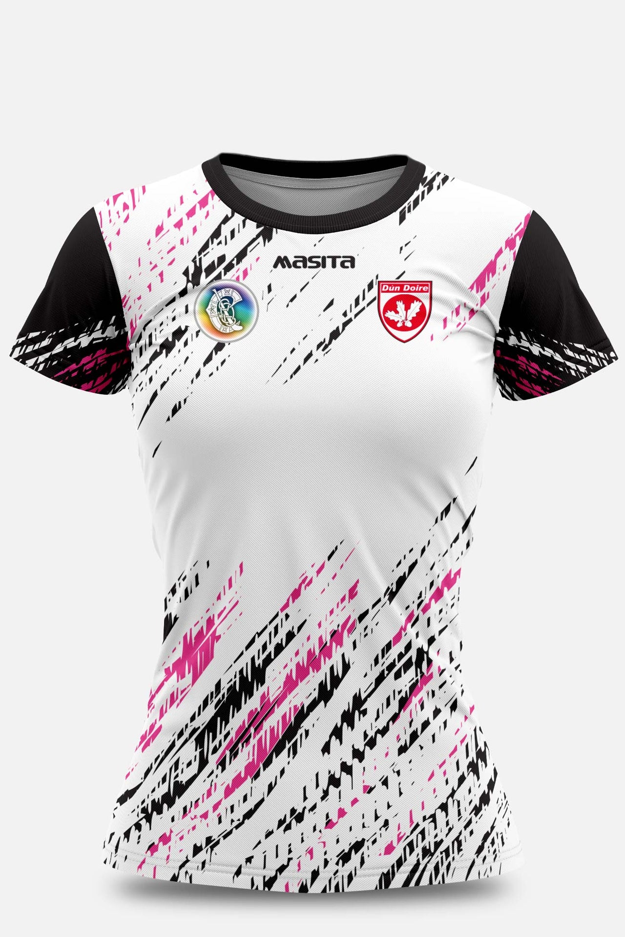 Dunderry Camogie  White Training Jersey Regular Fit Kids & Adults