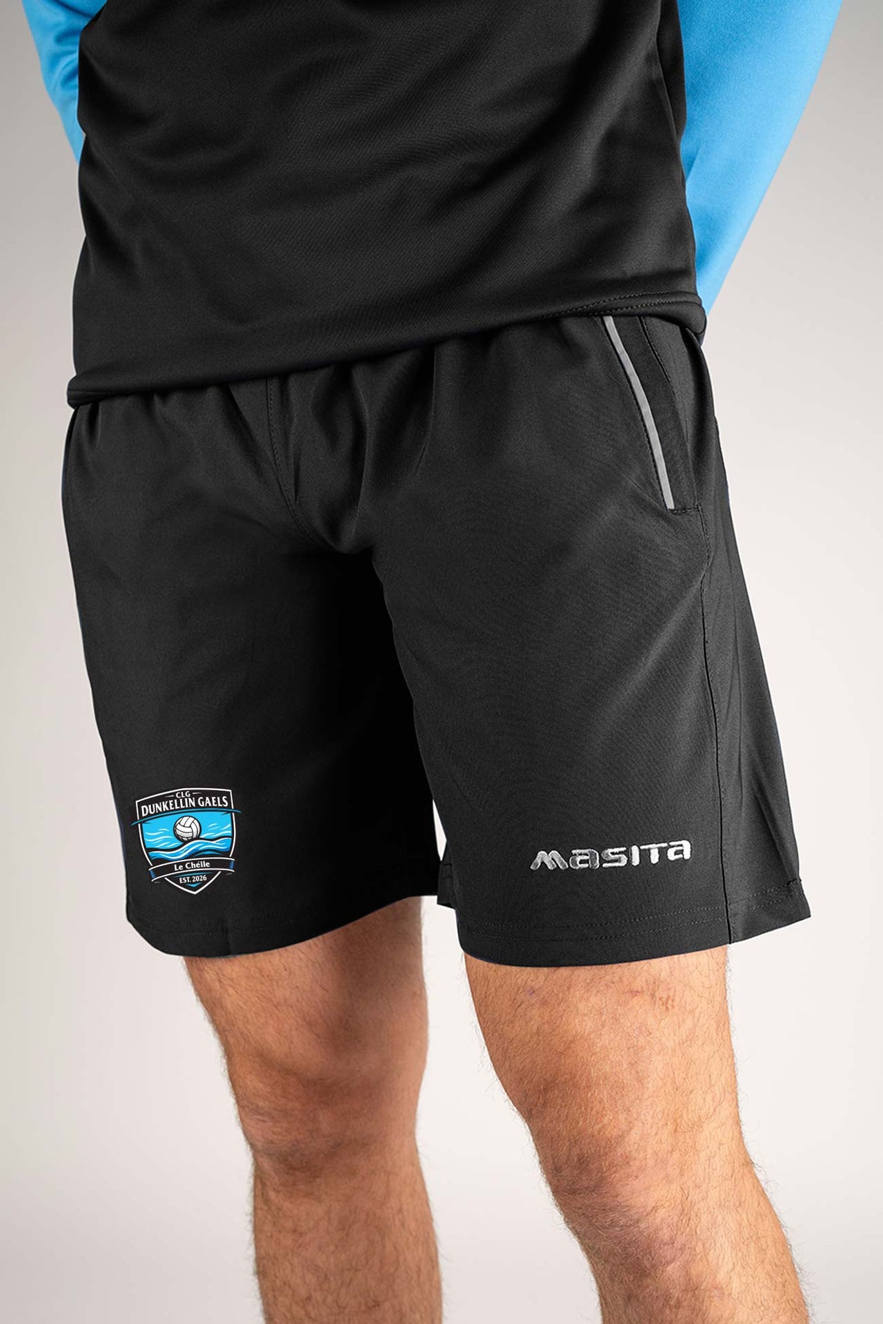 Dunkellin Gaels Black Leisure Short Adult
