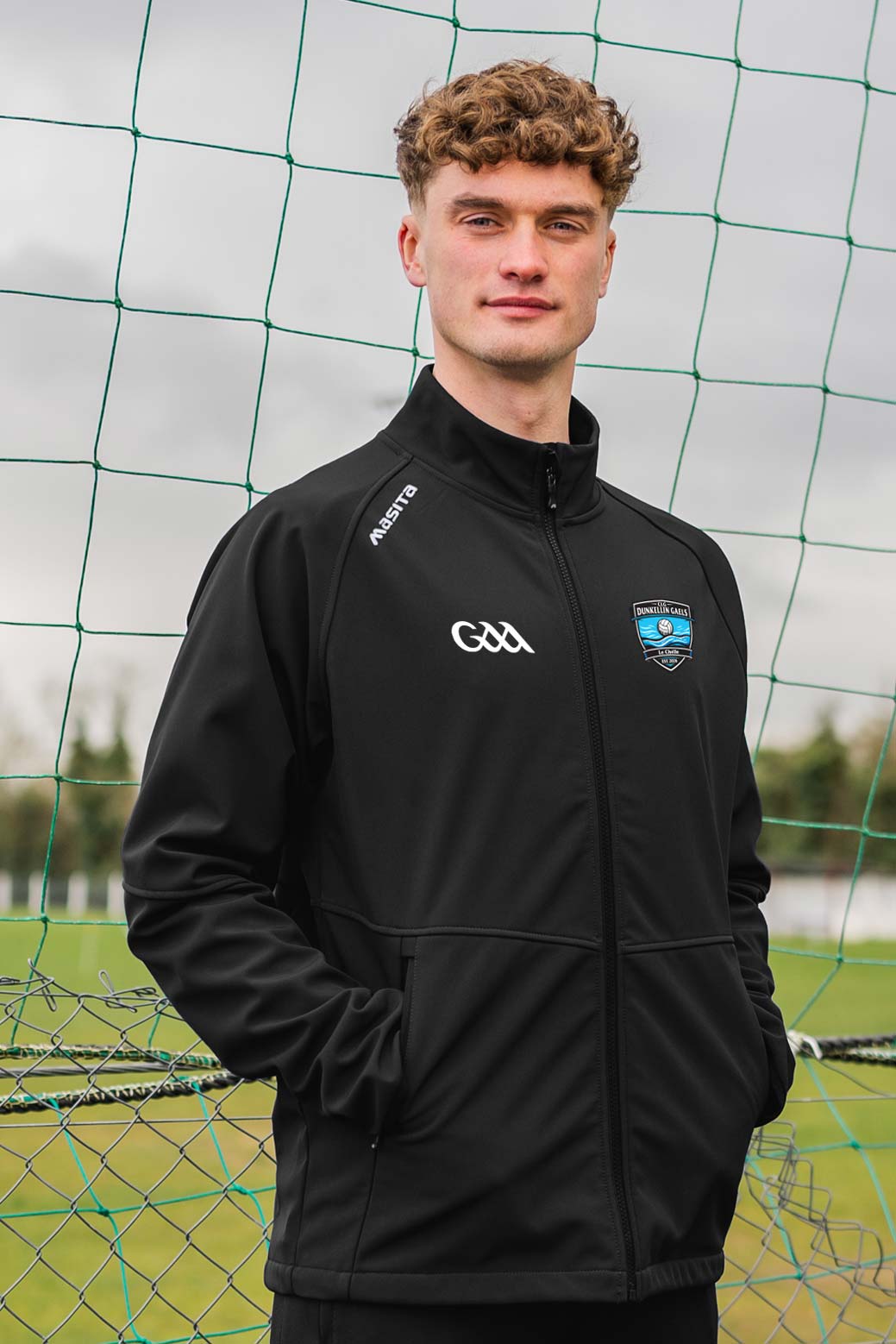 Dunkellin Gaels Black Softshell Jacket Kids & Adults