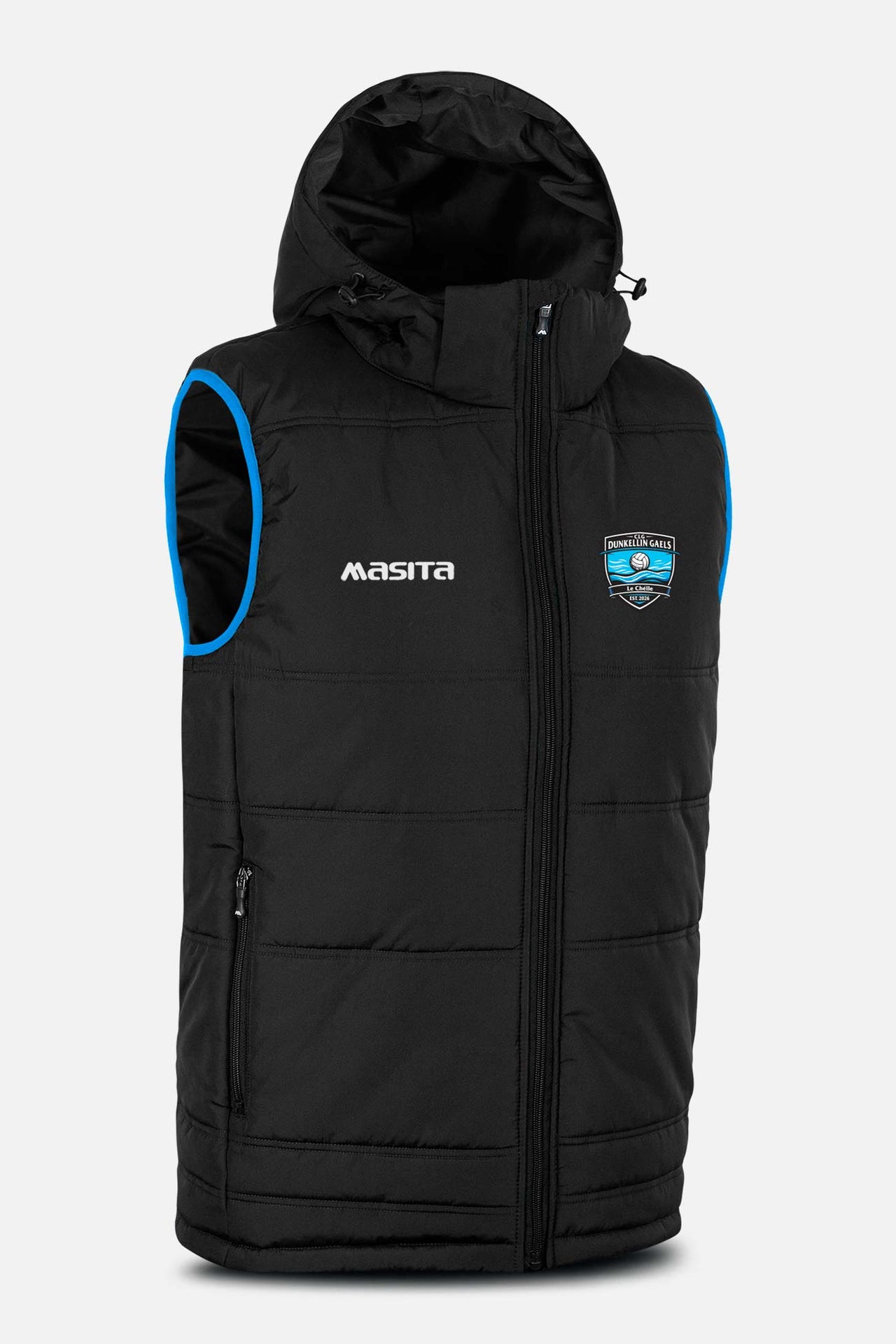Dunkellin Gaels Black Nova Sleeveless Gilet Kids & Adults