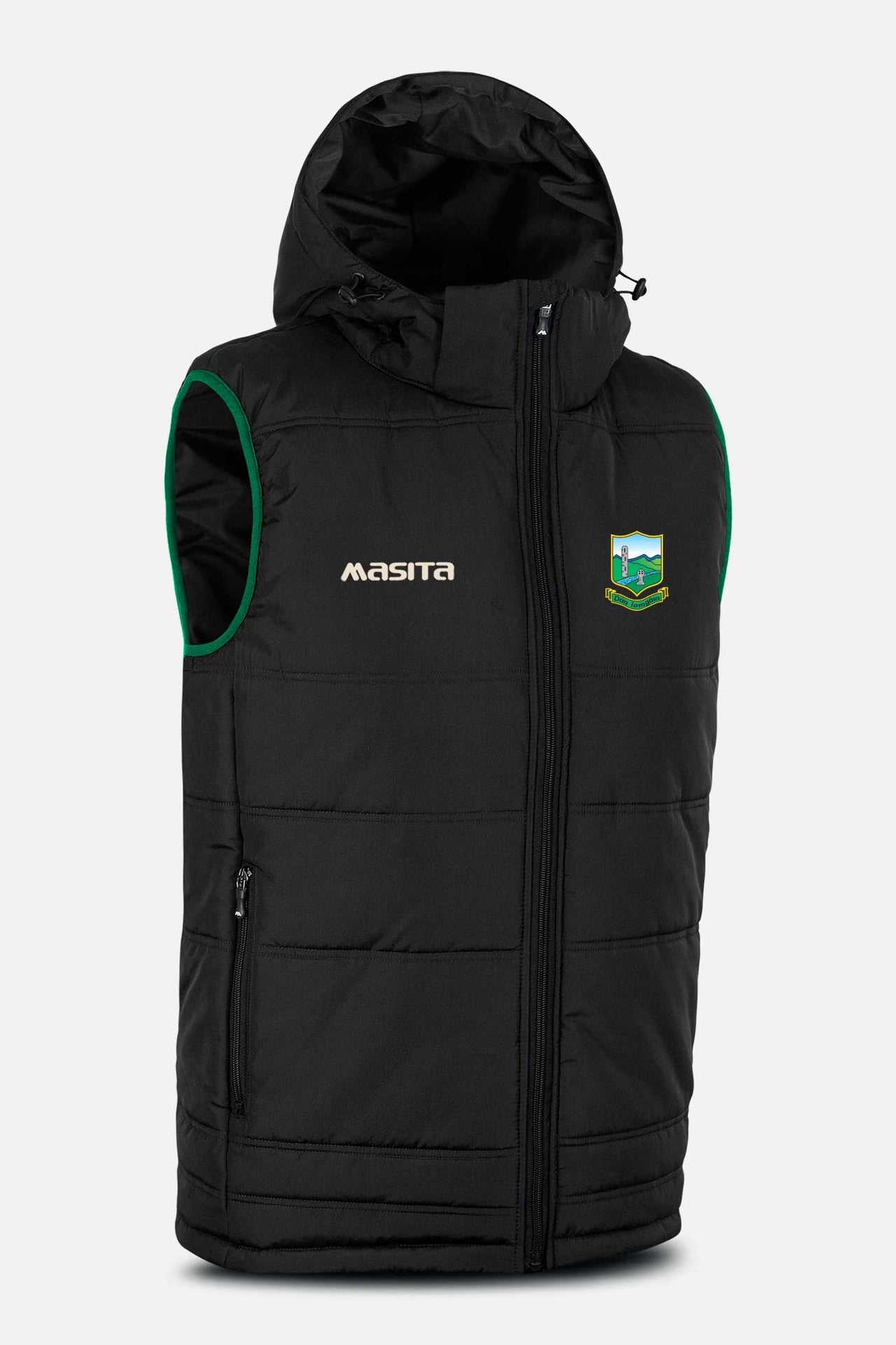 Dunnamaggin LGFA Black Nova Sleeveless Gilet Kids & Adults