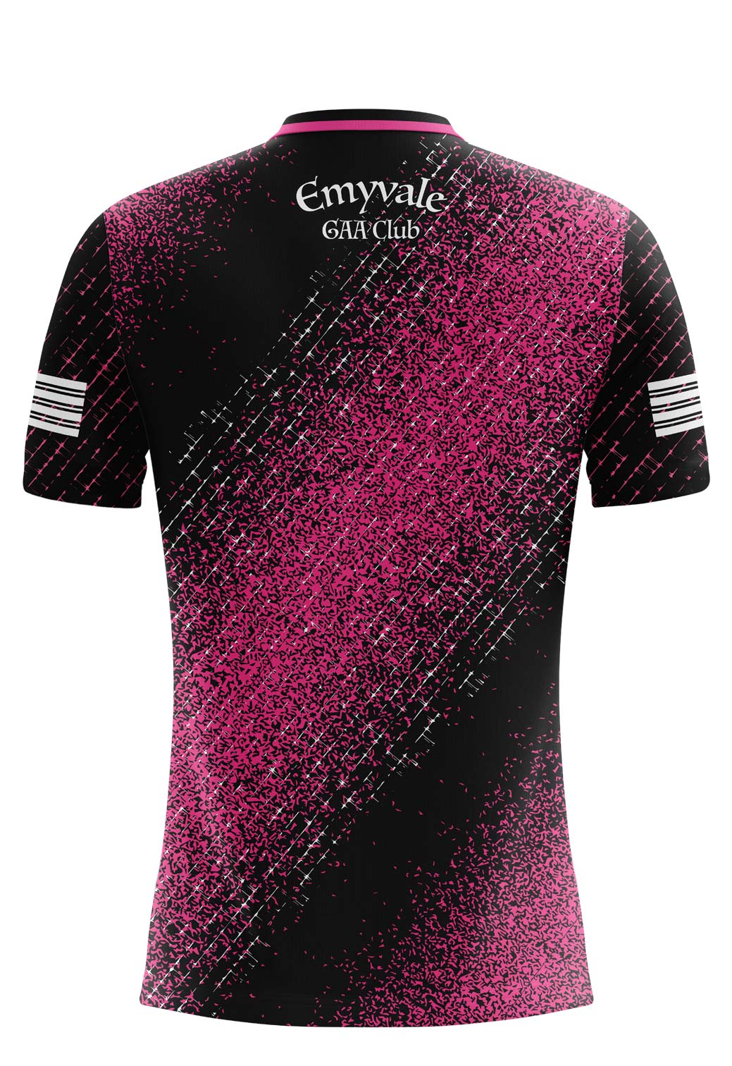Emyvale GAA Pink Comet Style Training Jersey Player Fit Adult