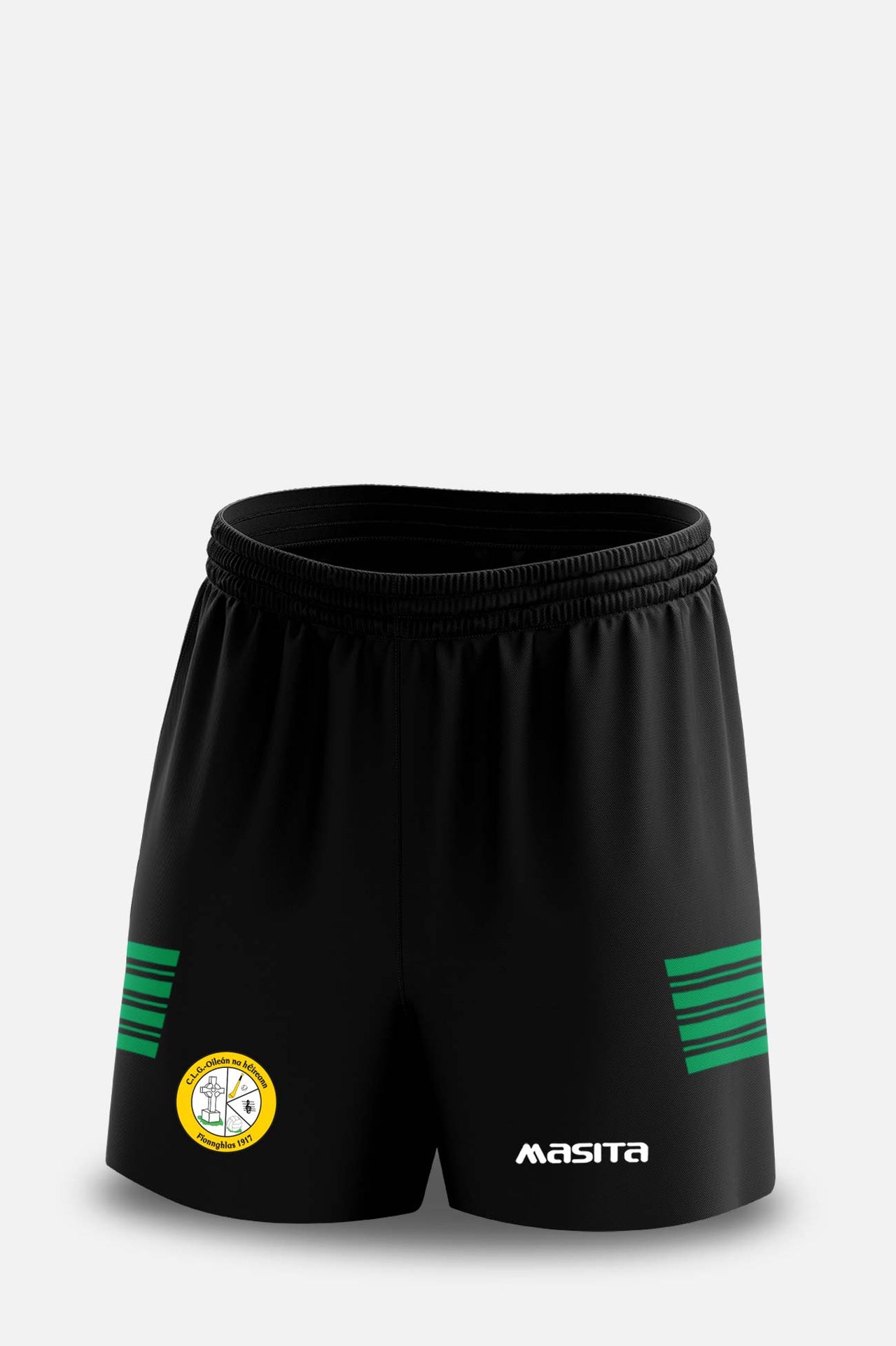 Erin's Isle CLG Ladies Black Match Shorts Kids & Adults