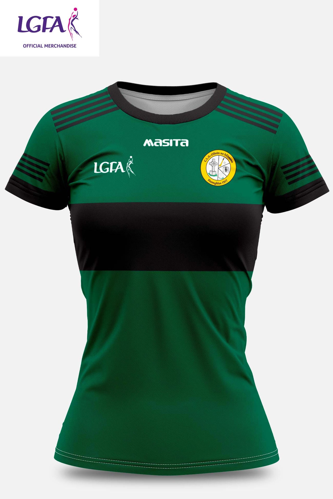 Erin's Isle CLG Home LGFA Logo Jersey Regular Fit Kids & Adults
