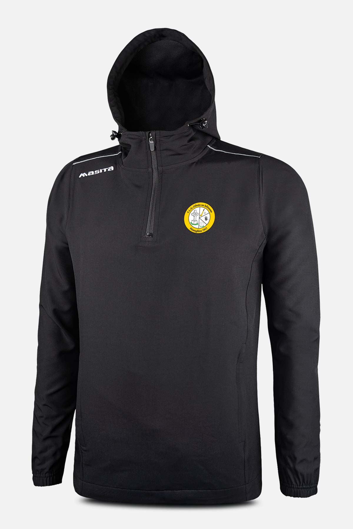 Erin's Isle CLG Black/White Vermont Pullover Hoodie Adults