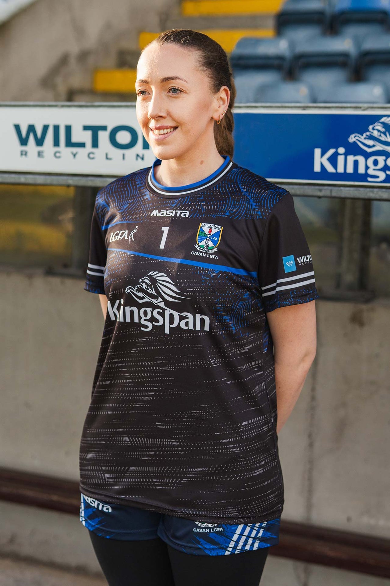 New Cavan Ladies Black Goalkeeper Jersey Regular Fit Kids