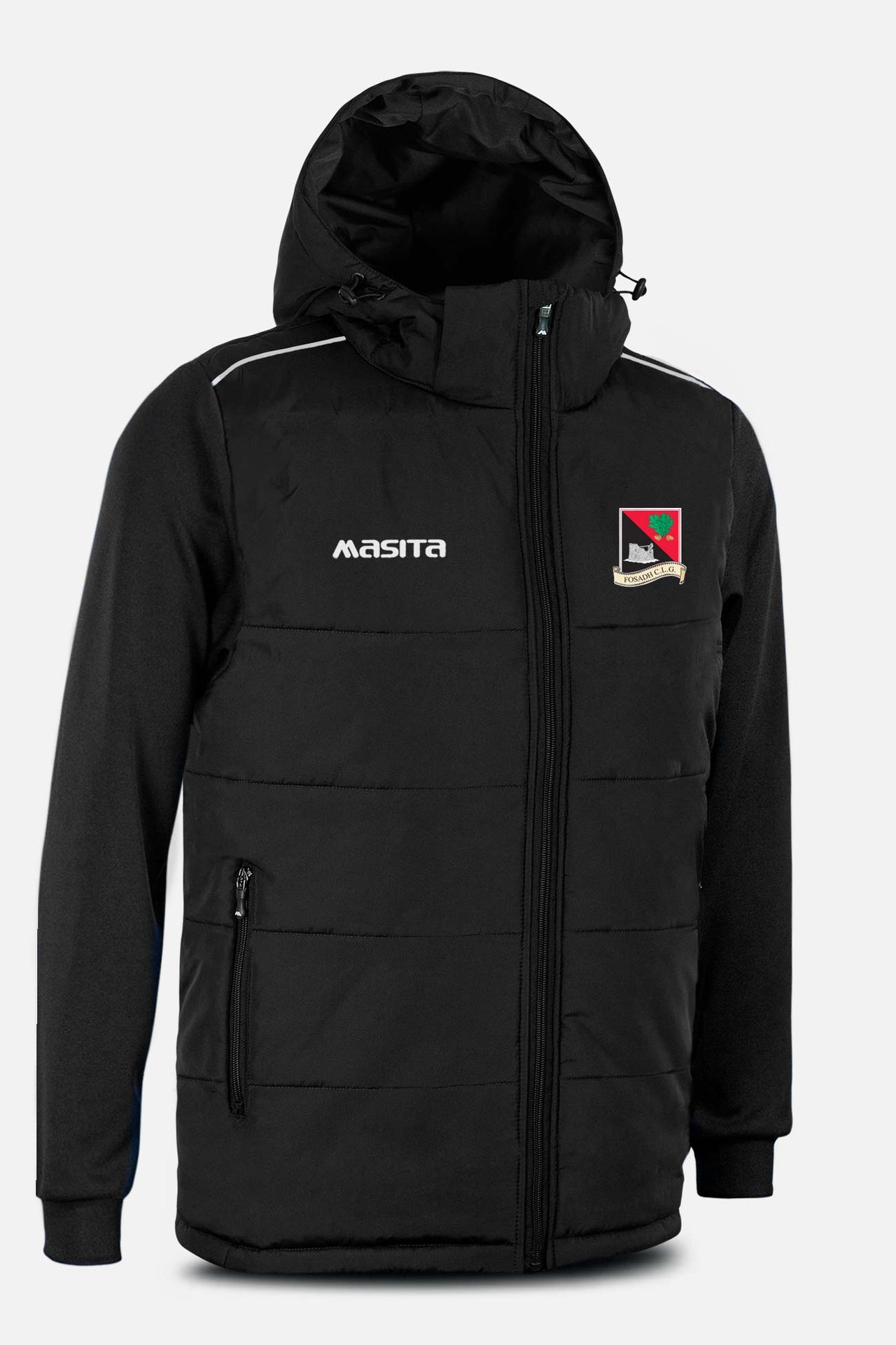 Fossa CLG Black Padded Jacket Kids & Adults