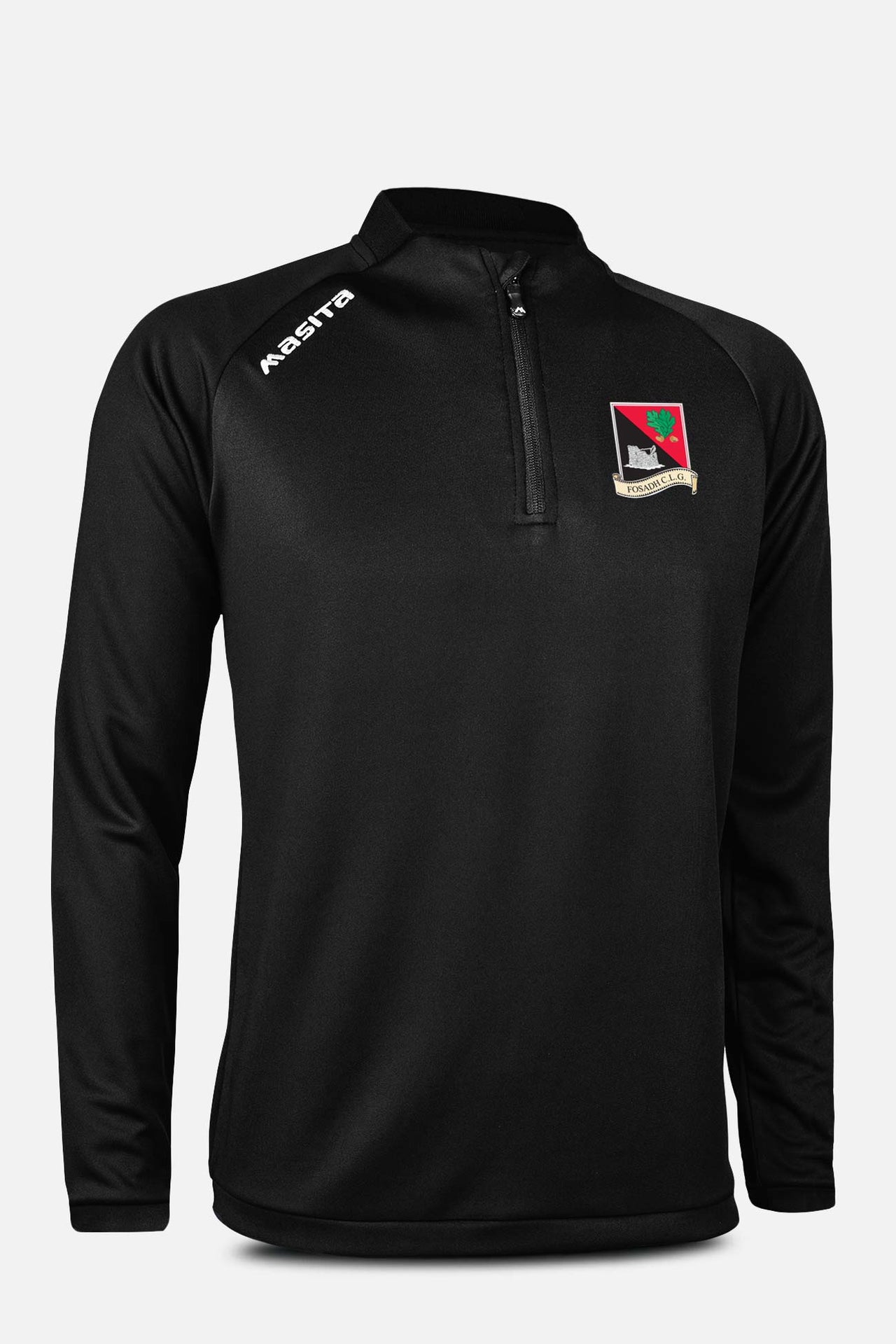 Fossa GAA Black Oregon Style Half Zip Adult