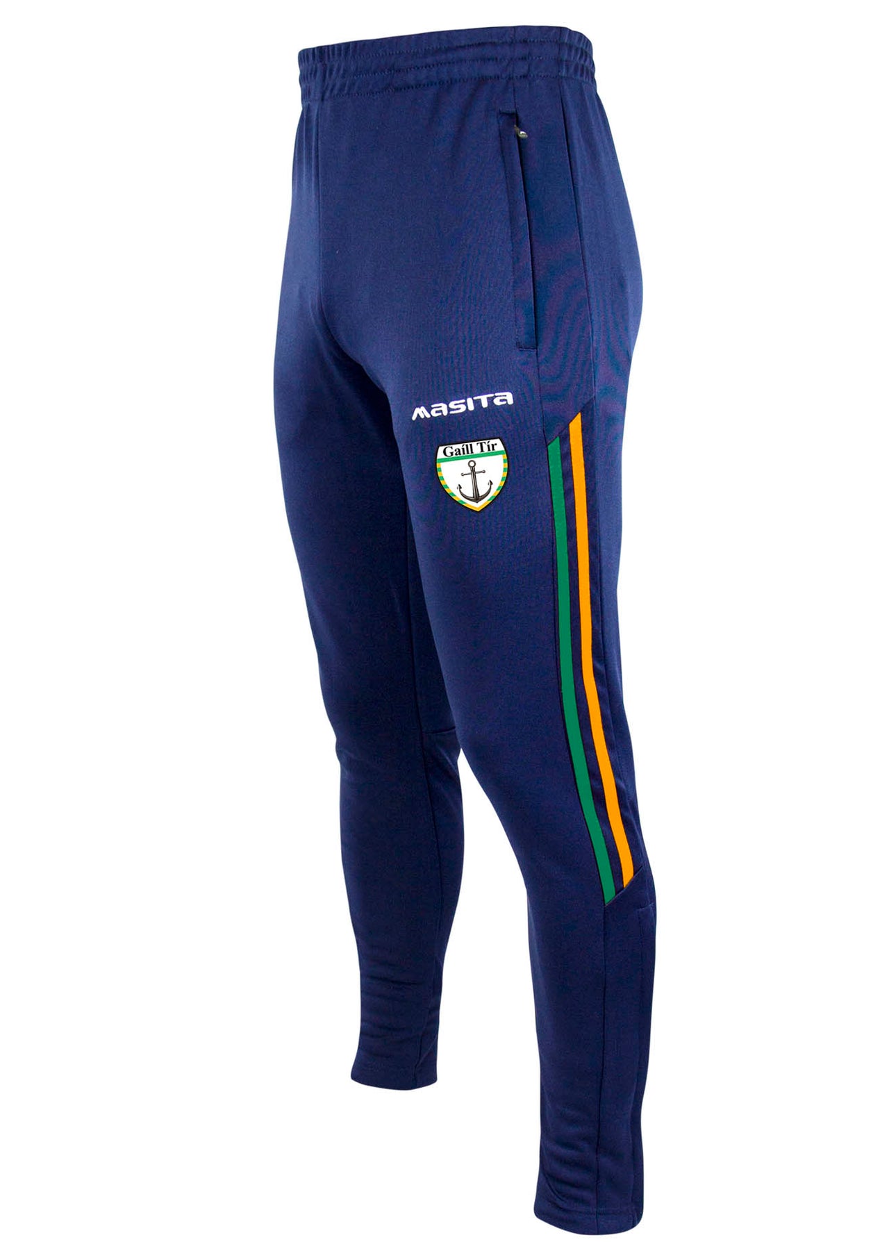 Gaultier  Green/Amber Navy Skinny Bottoms Kids & Adults
