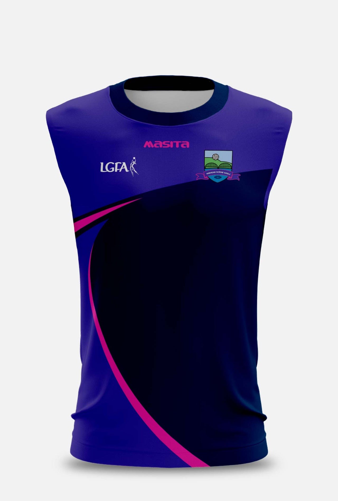 Inbhear Sceine Gaels  GAA Sleeveless Jersey Player Fit Adult