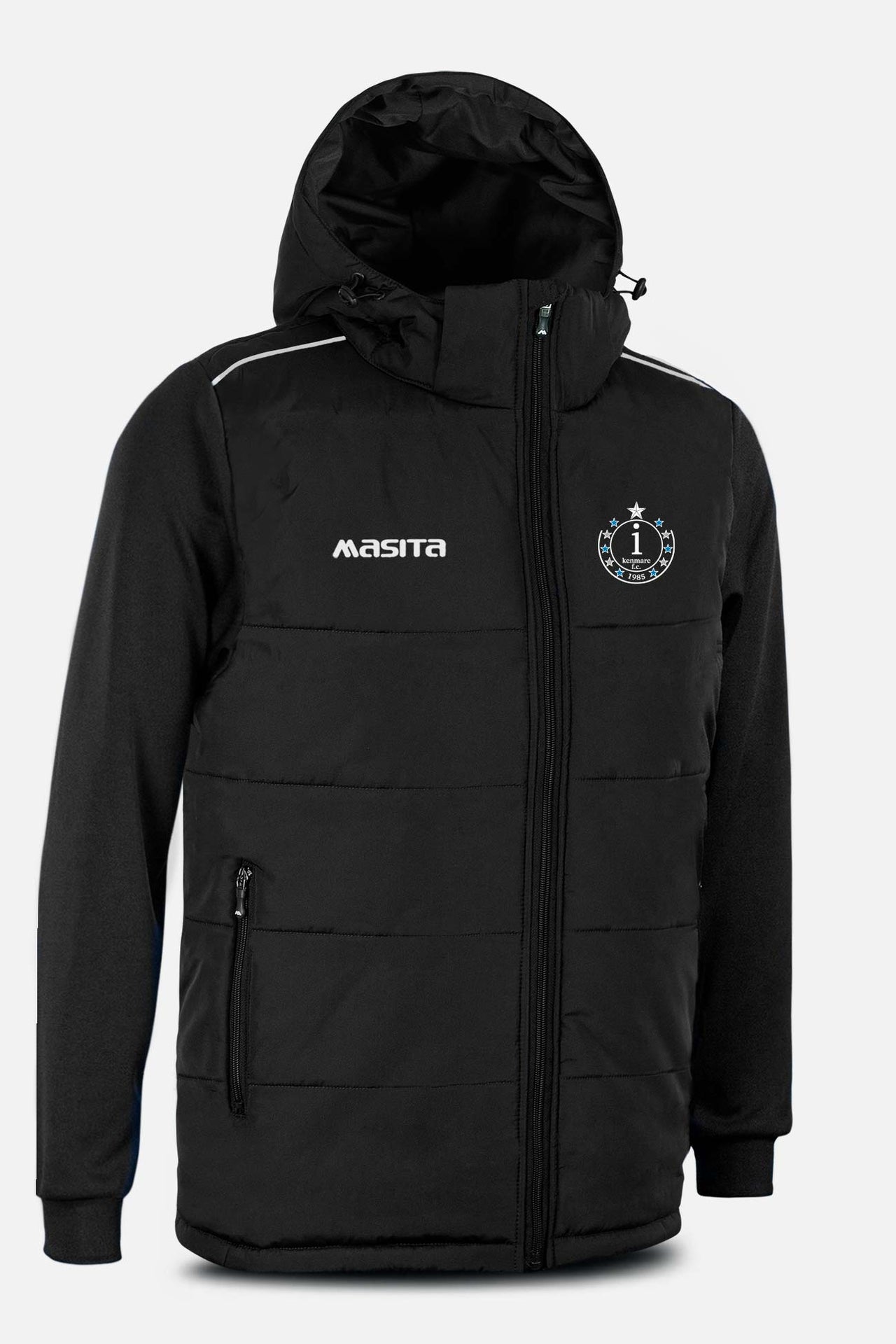 Inter Kenmare FC Pop Up Shop Black Padded Jacket Kids & Adults