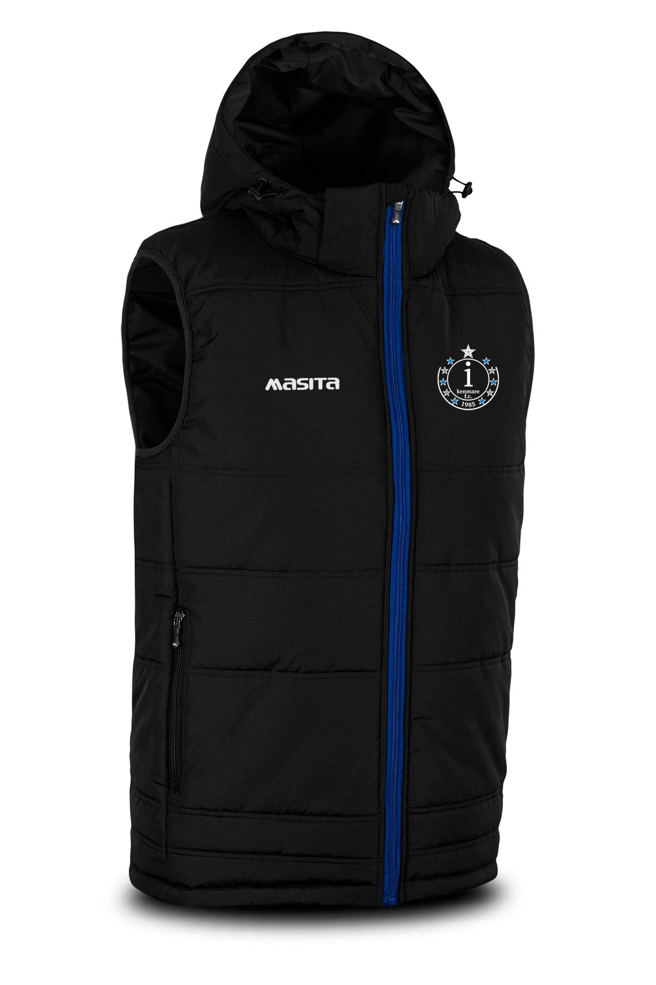 Inter Kenmare FC Pop Up Shop Black Nova Sleeveless Gilet Kids & Adults