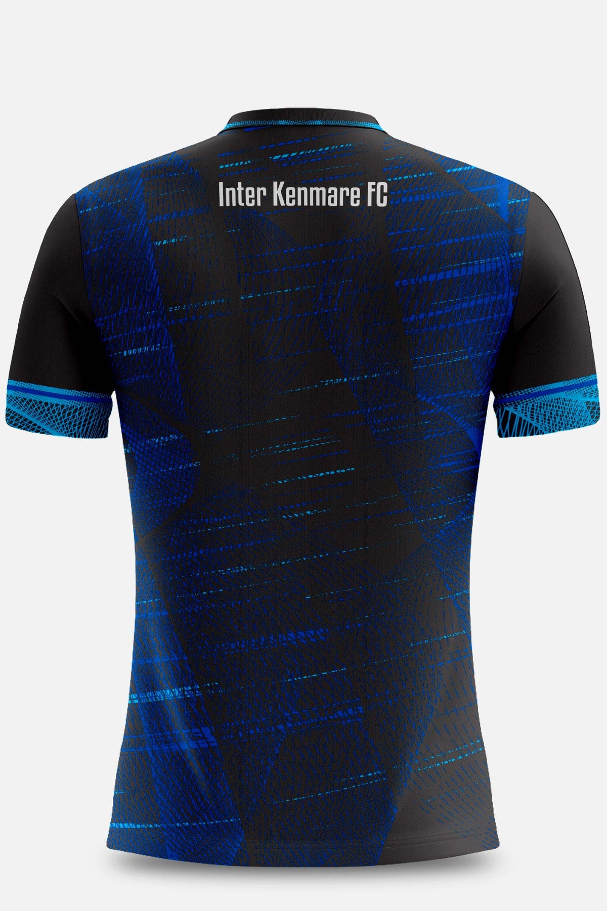 Inter Kenmare FC Black Quincy Style Training Jersey Regular Fit Kids & Adults