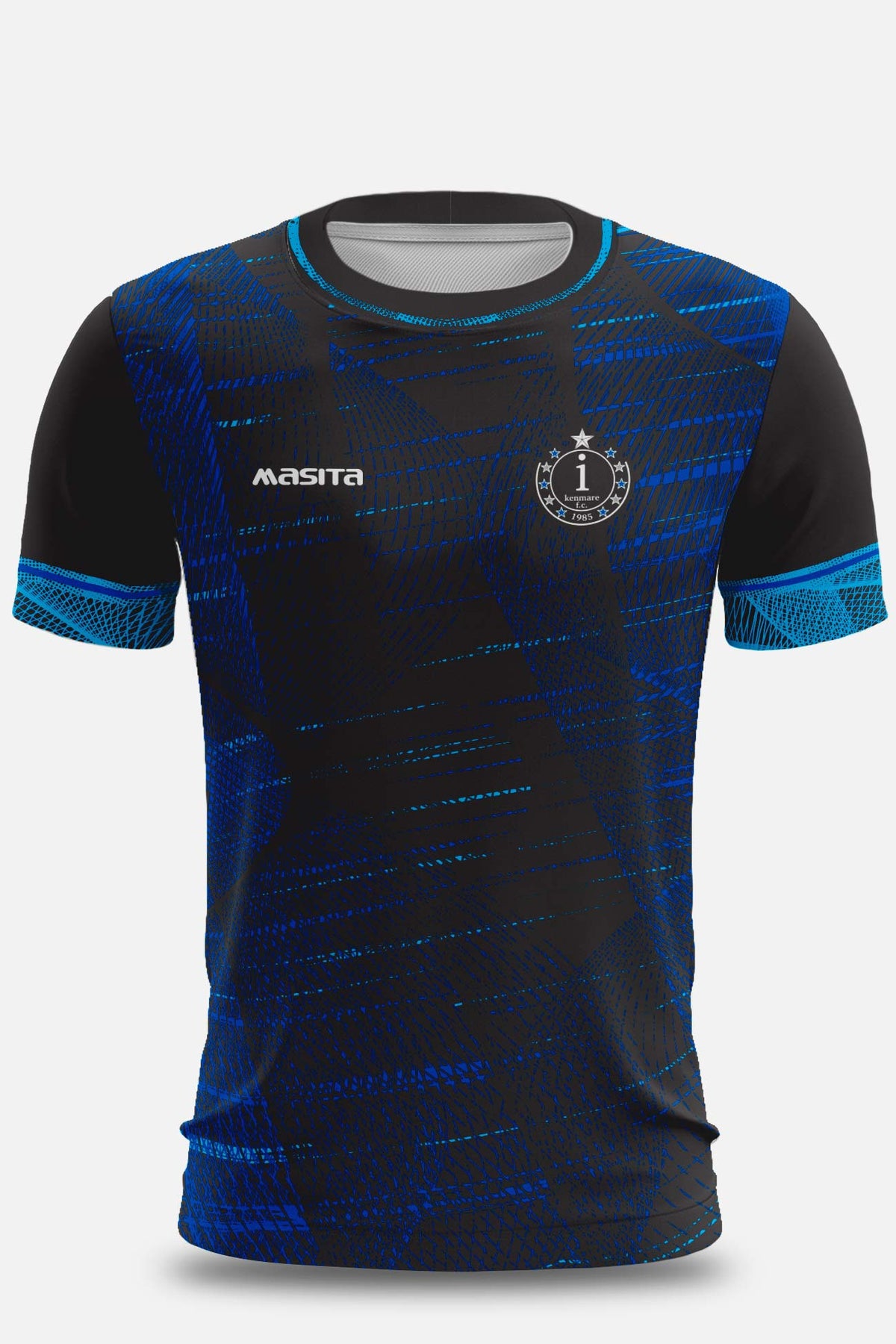 Inter Kenmare FC Black Quincy Style Training Jersey Player Fit Adult