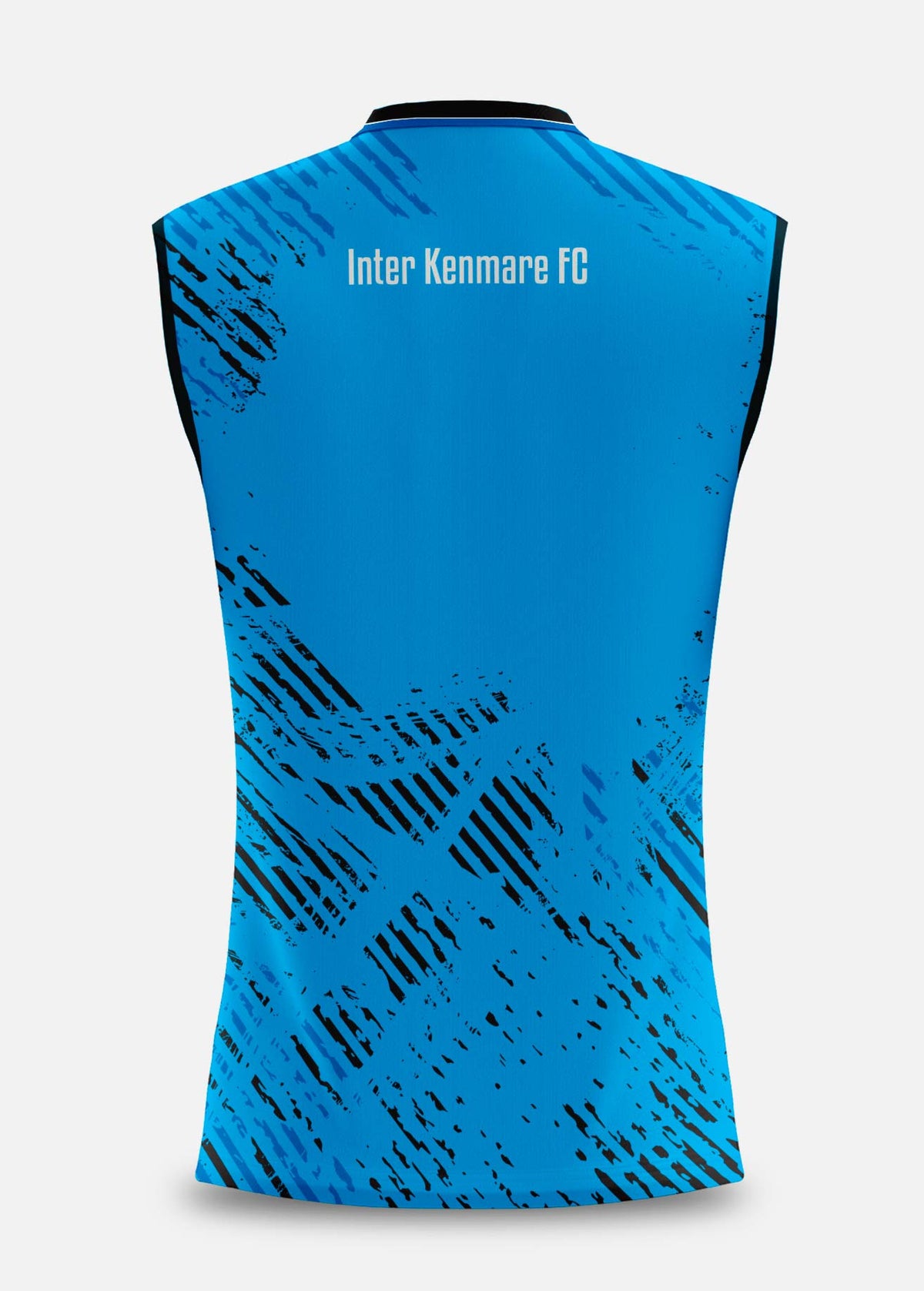 Inter Kenmare FC Blue Dara Style Sleeveless Jersey Player Fit
