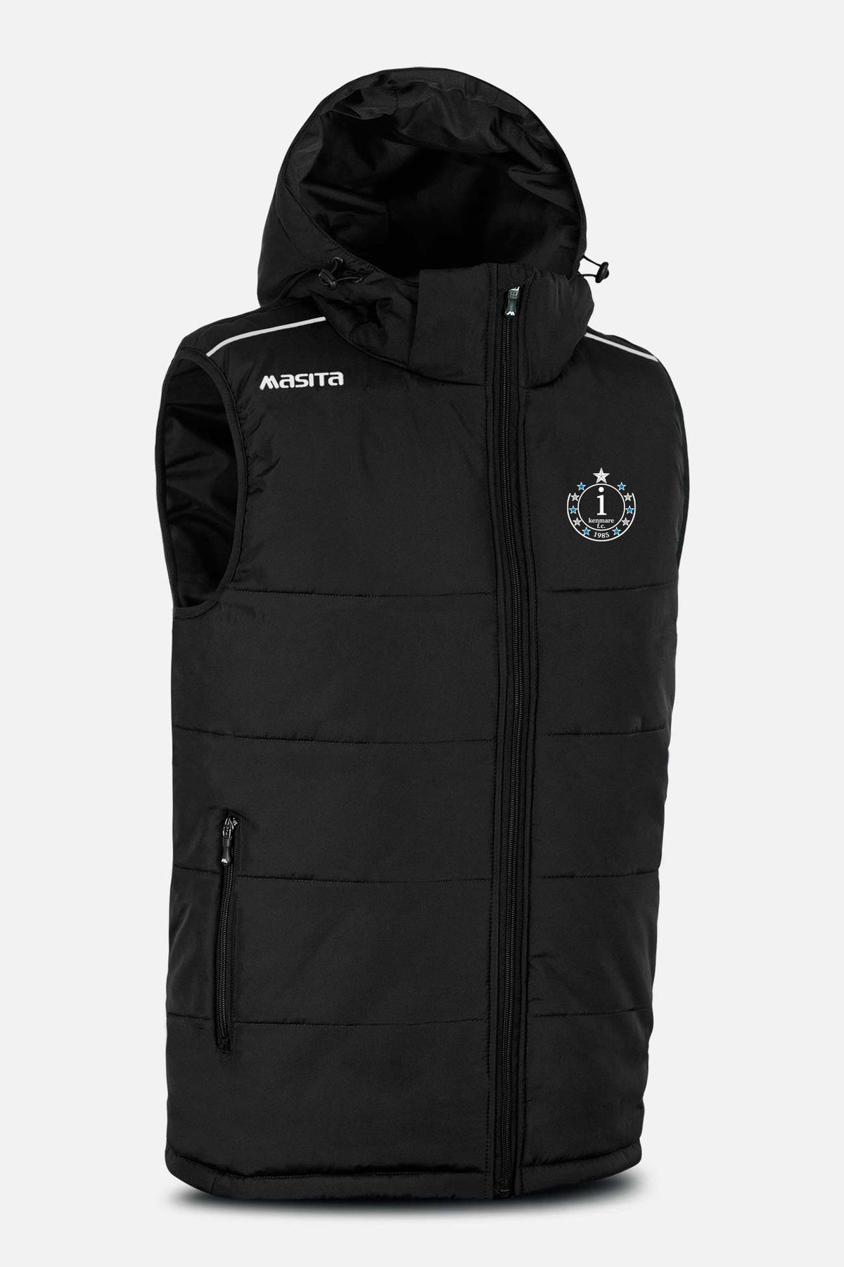 Inter Kenmare FC Black Sleeveless Gilet Kids & Adults