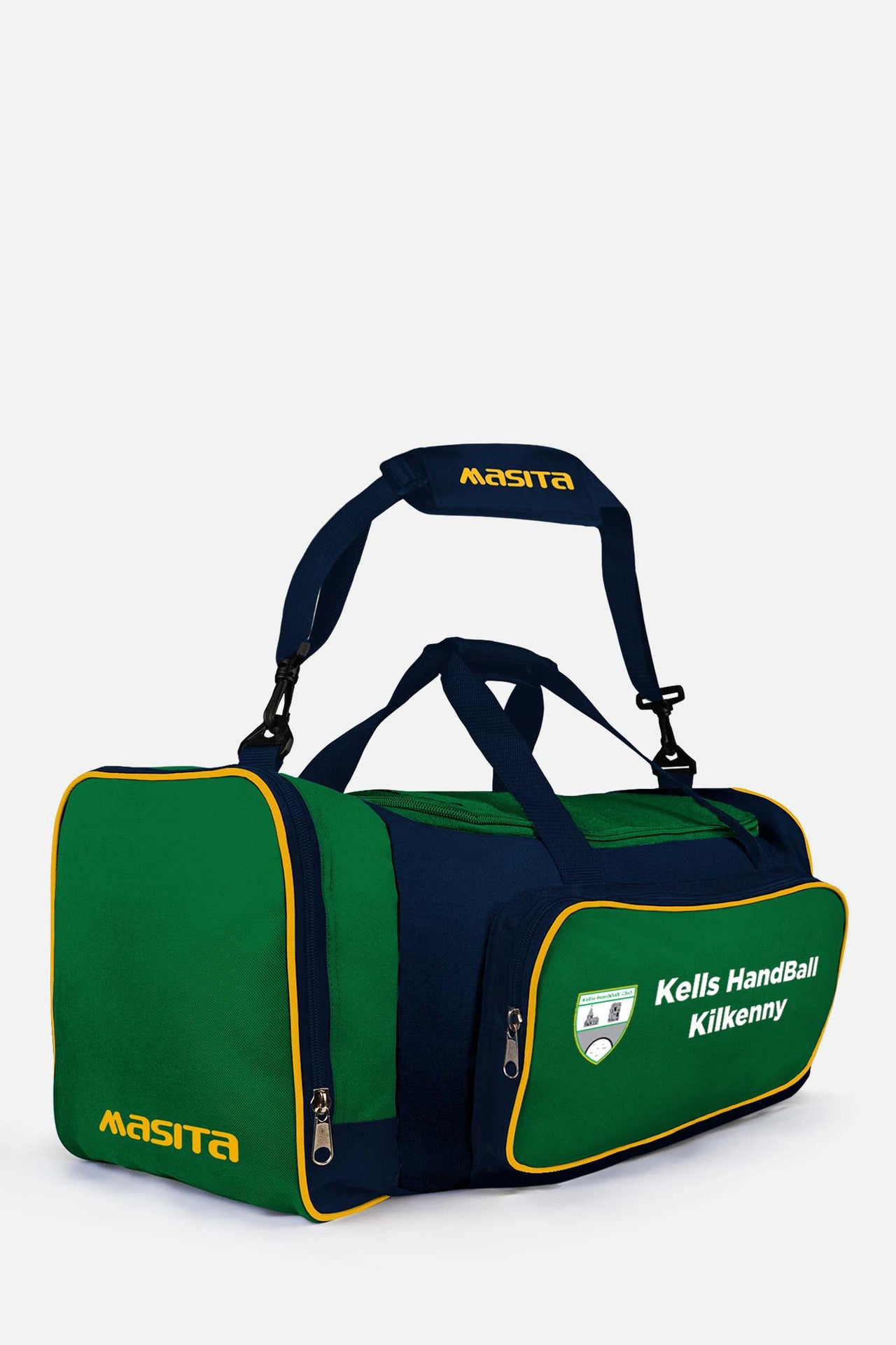 Kells Handball  Green/Navy/Amber Tara Style Club Bag