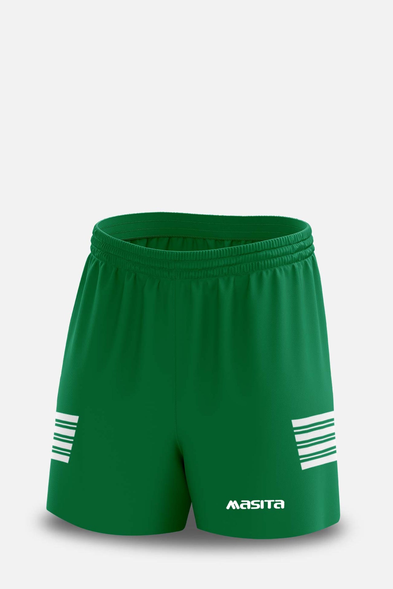 Kennedy Style Gaelic Shorts Green/White All Sizes