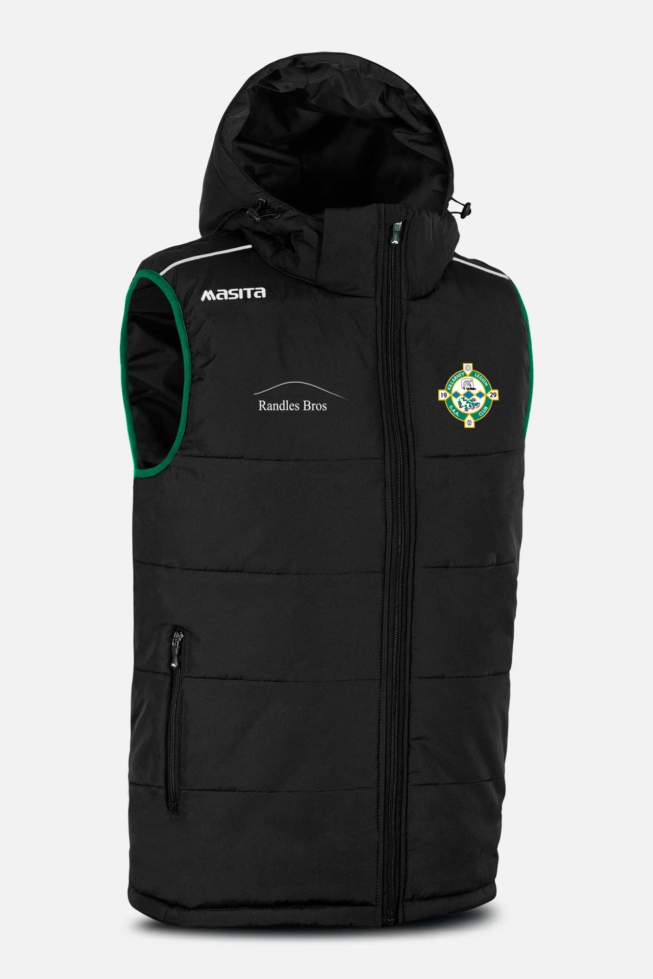 Killarney Legion Black Sleeveless Gilet Kids & Adults