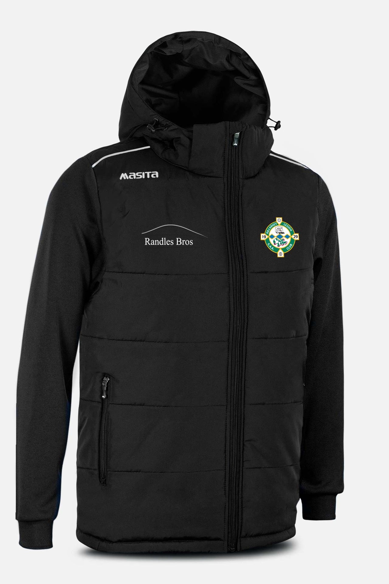 Killarney Legion Black Padded Jacket Kids & Adults