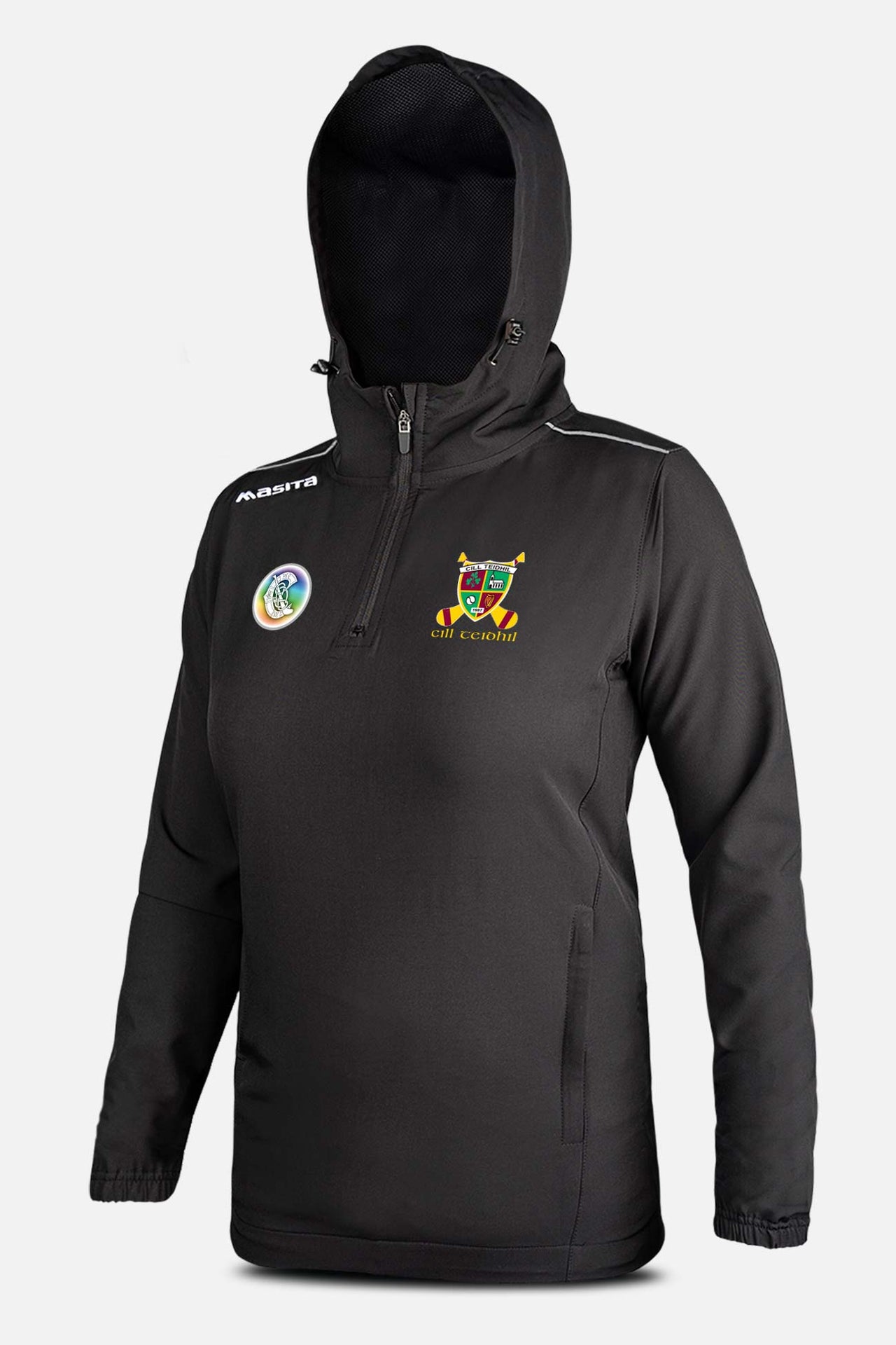 Kiltale Camogie  Black Vermont Pullover Hoodie Adults