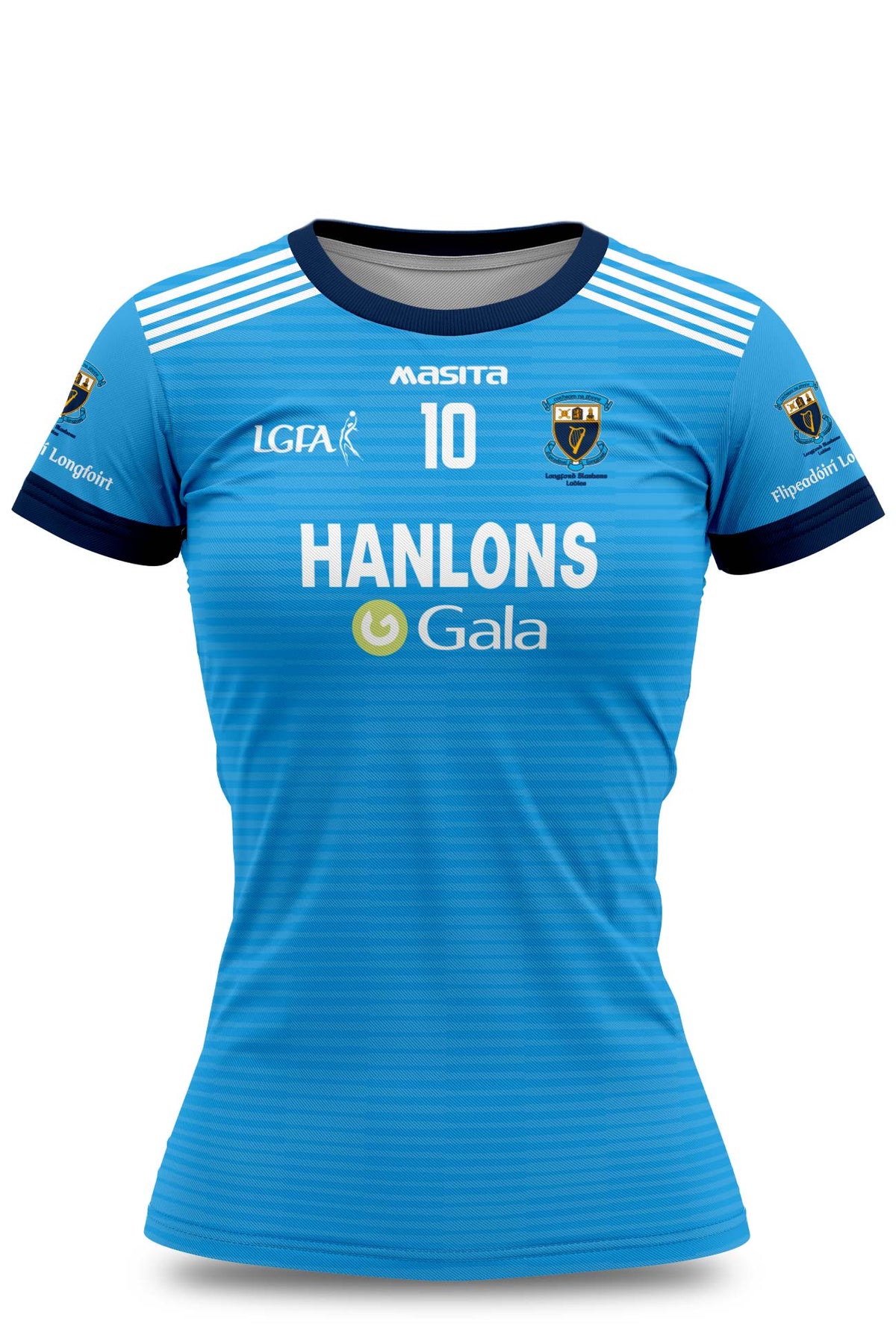 Longford Slashers LGFA Pop Up Home Jersey Regular Fit Kids & Adults