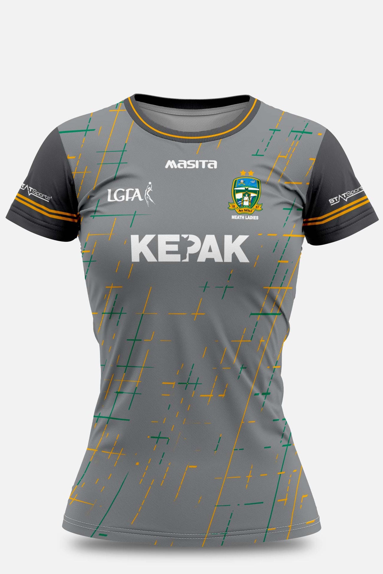 New Meath Ladies Grey Goalkeeper Jersey Regular Fit Adults