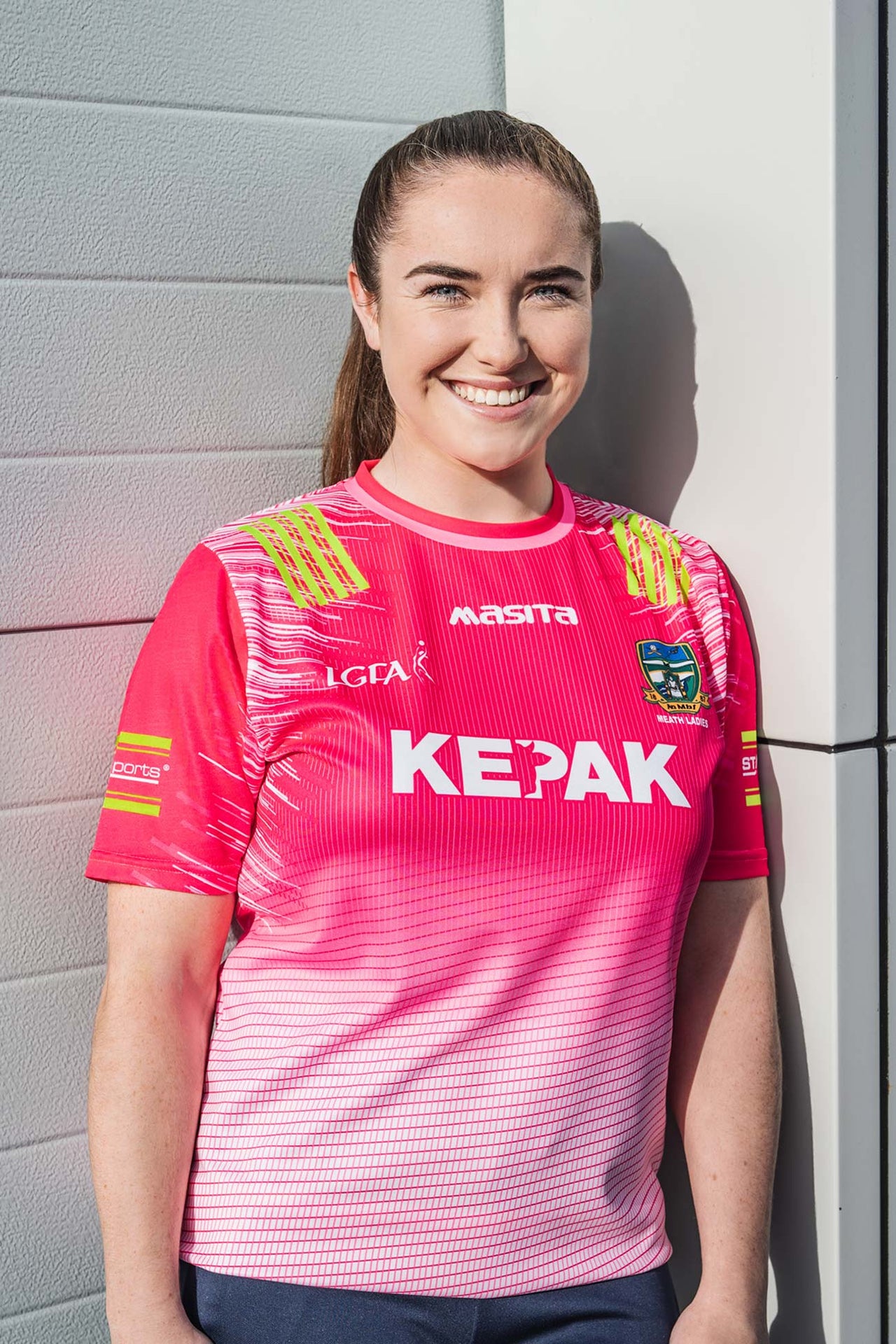 Meath Ladies Pink Jersey Player Fit Adult