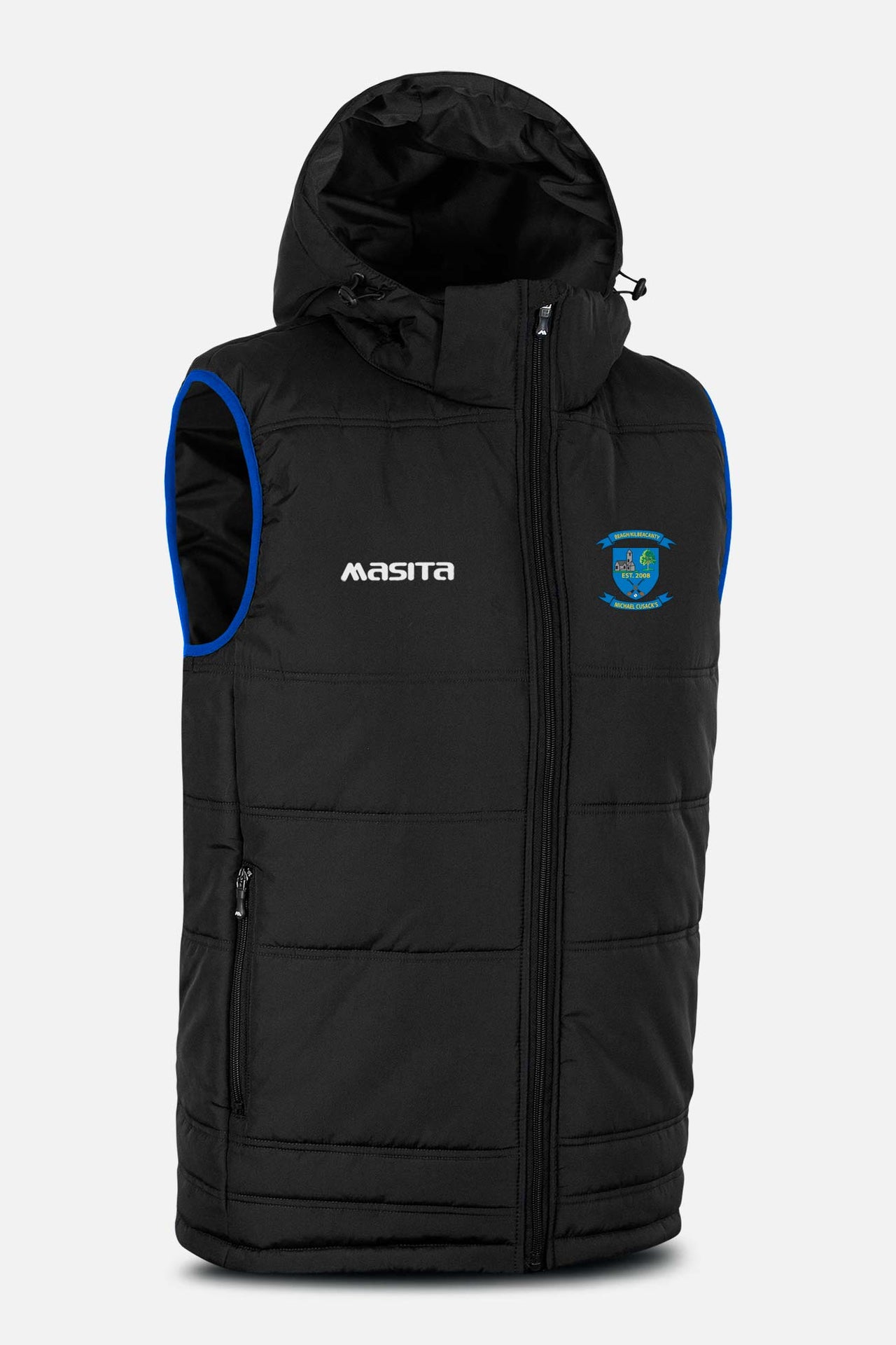 Michael Cusacks GAA Black Nova Sleeveless Gilet Kids & Adults