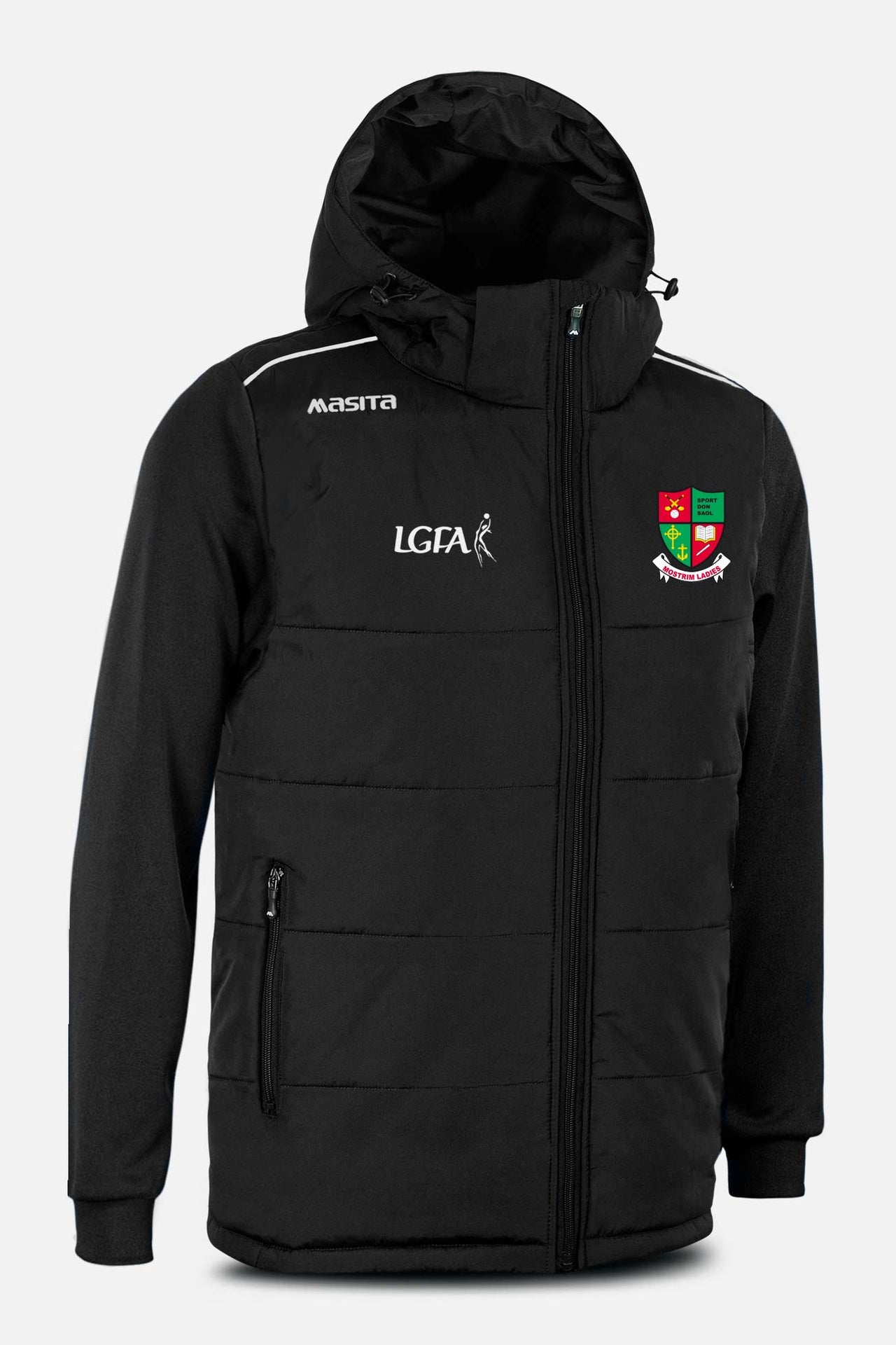 Mostrim Ladies Pop Up Shop Black Padded Jacket Kids & Adults