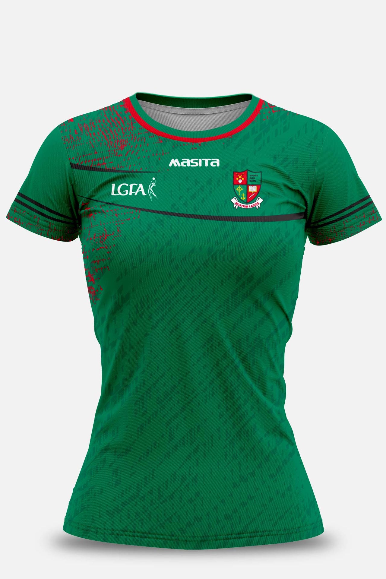 Mostrim Ladies Pop Up Shop Green Training Jersey Regular Fit Kids & Adults