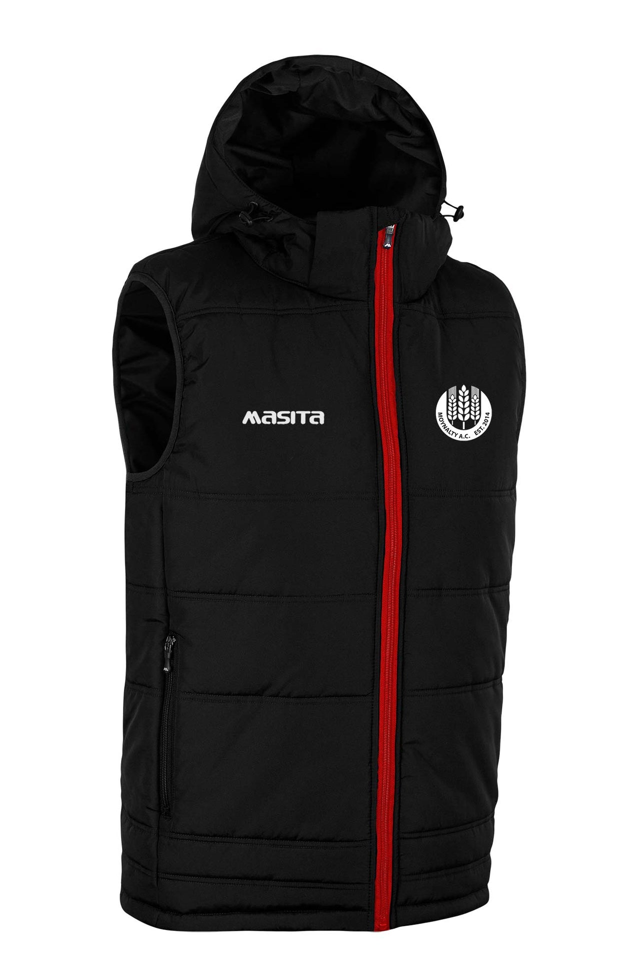 Moynalty AC  Black Nova Sleeveless Gilet Kids