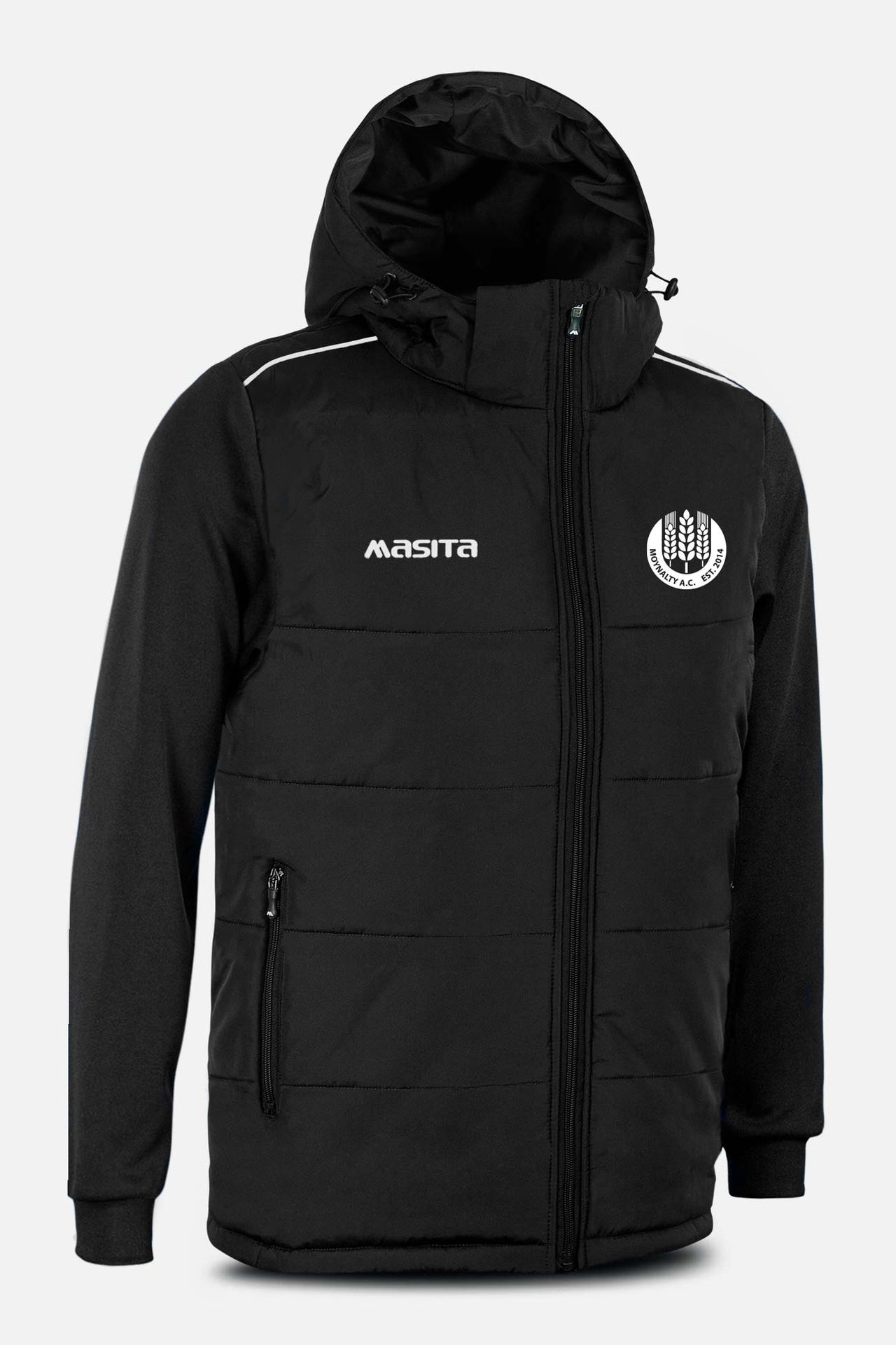 Moynalty AC Pop Up Shop Black Padded Jacket Kids & Adults