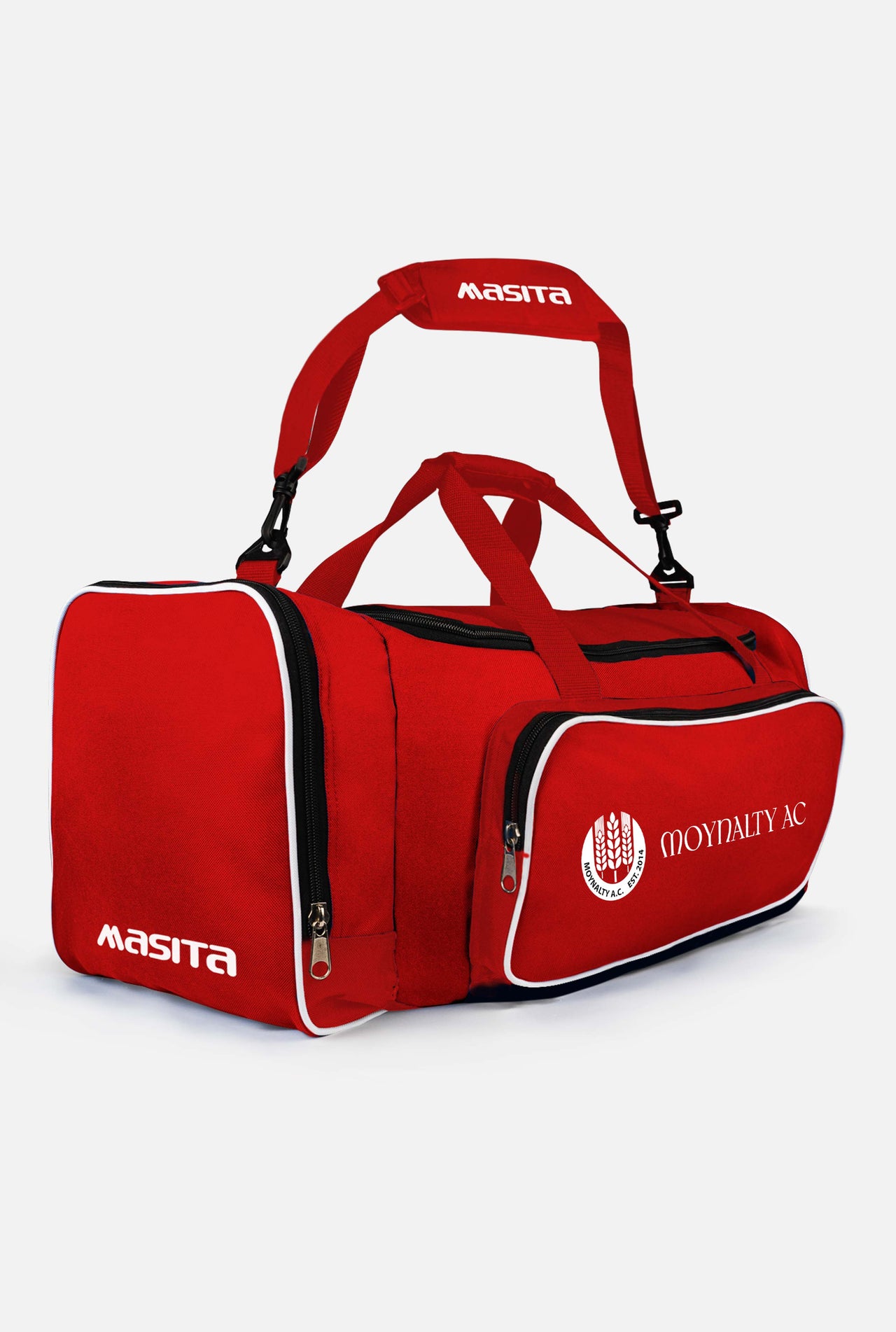 Moynalty AC Pop Up Shop Red/Black/White Tara Style Club Bag