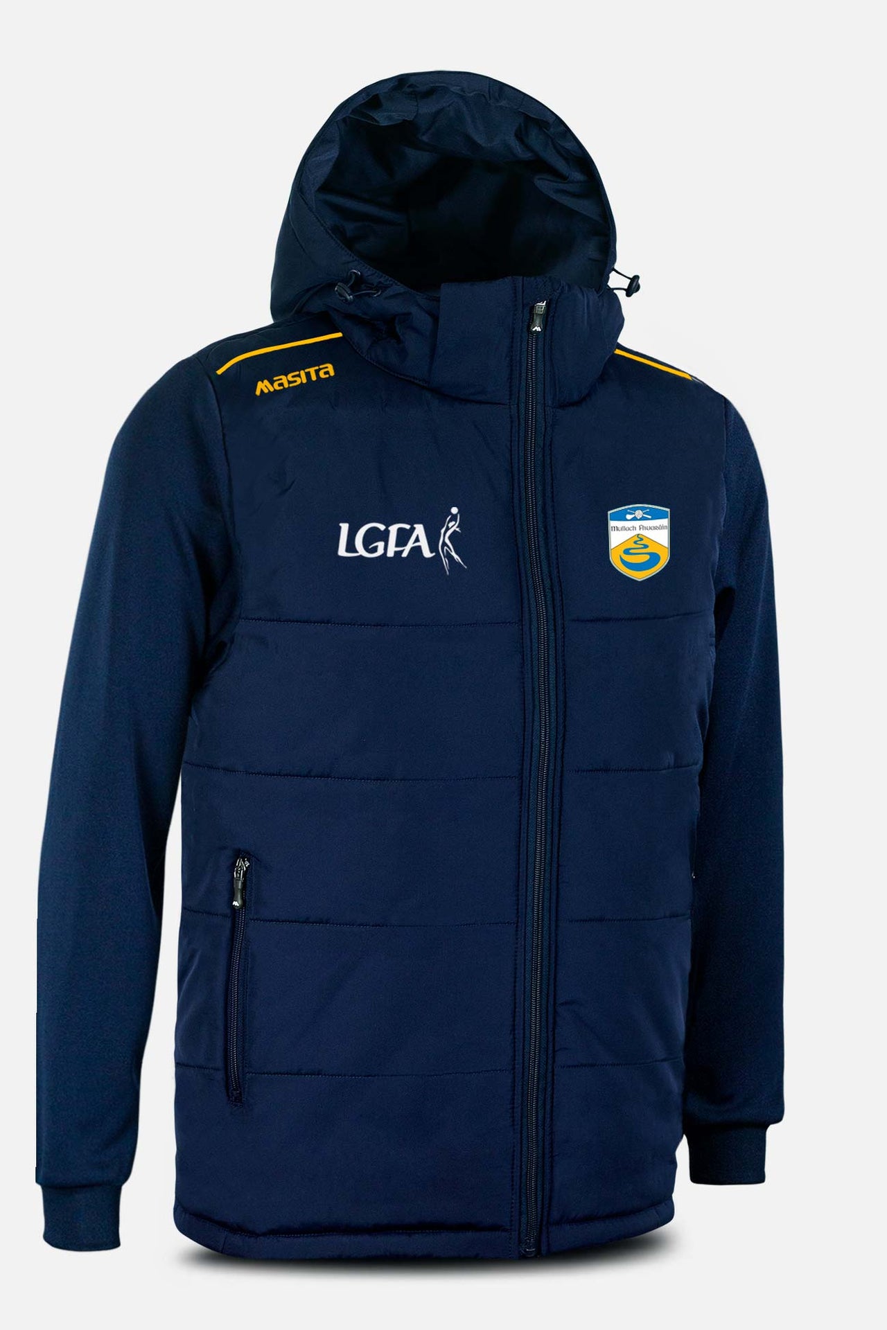 Mullahoran LGFA Pop Up Shop Navy/Amber Padded Jacket Kids & Adults
