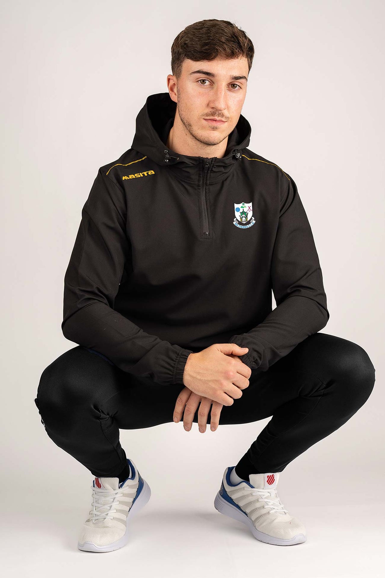 Na Fianna CLG Vermont Style Black Pullover Hoodie Kids & Adults