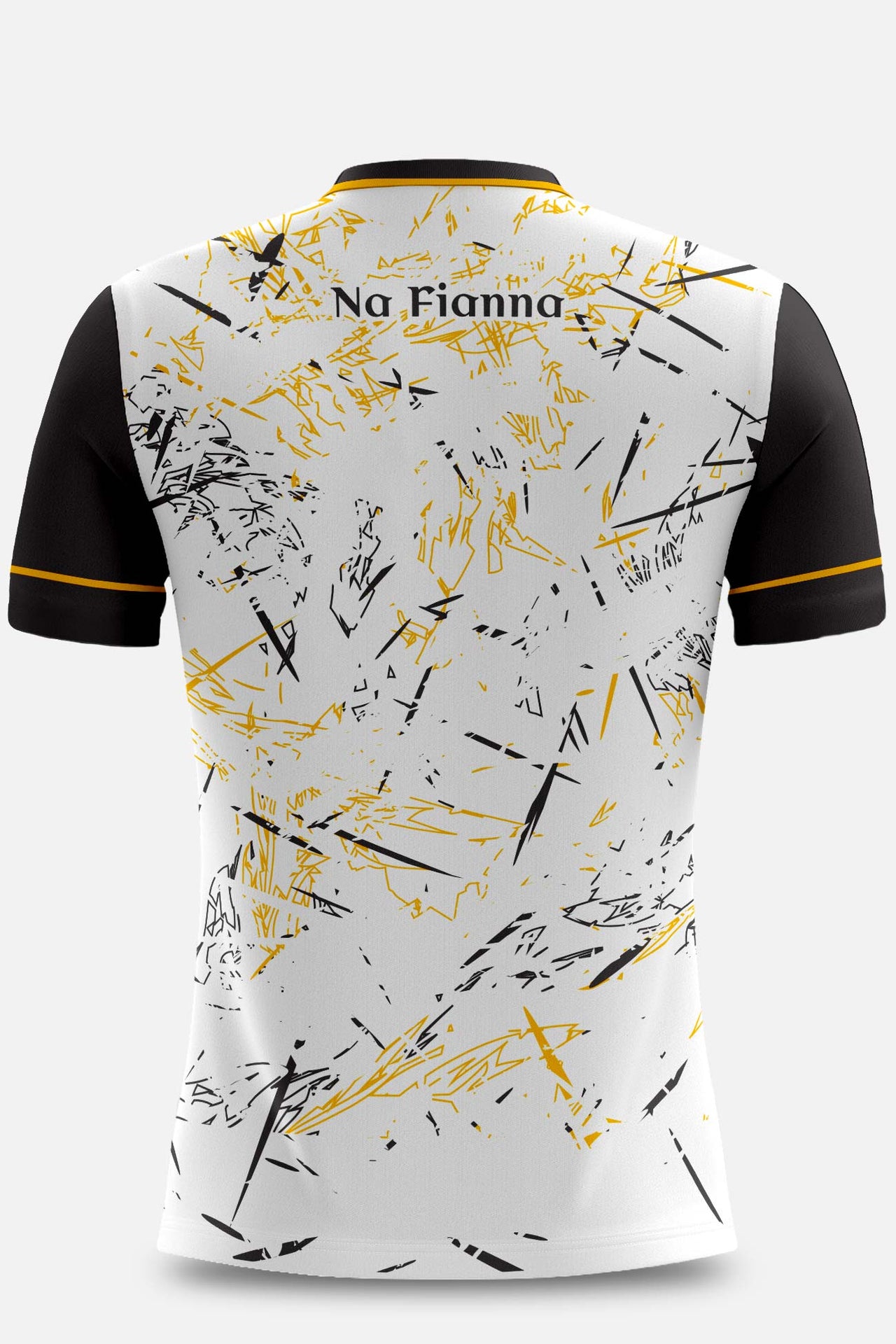 Na Fianna Pop Up Shop GAA White Training Jersey Regular Fit Kids & Adults