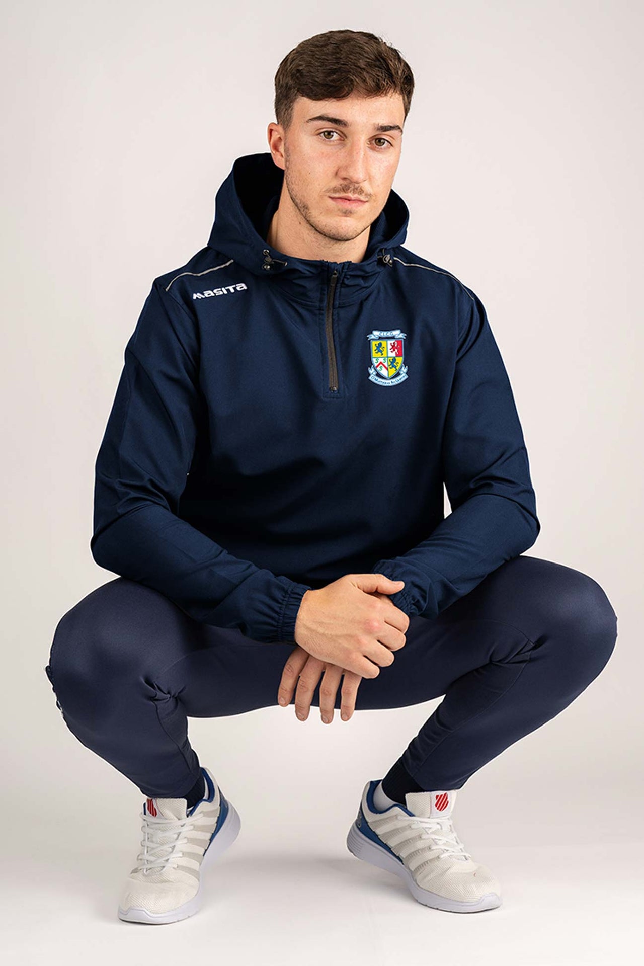 Navan O'Mahonys Pop Up Shop Navy Vermont Pullover Hoodie Adults