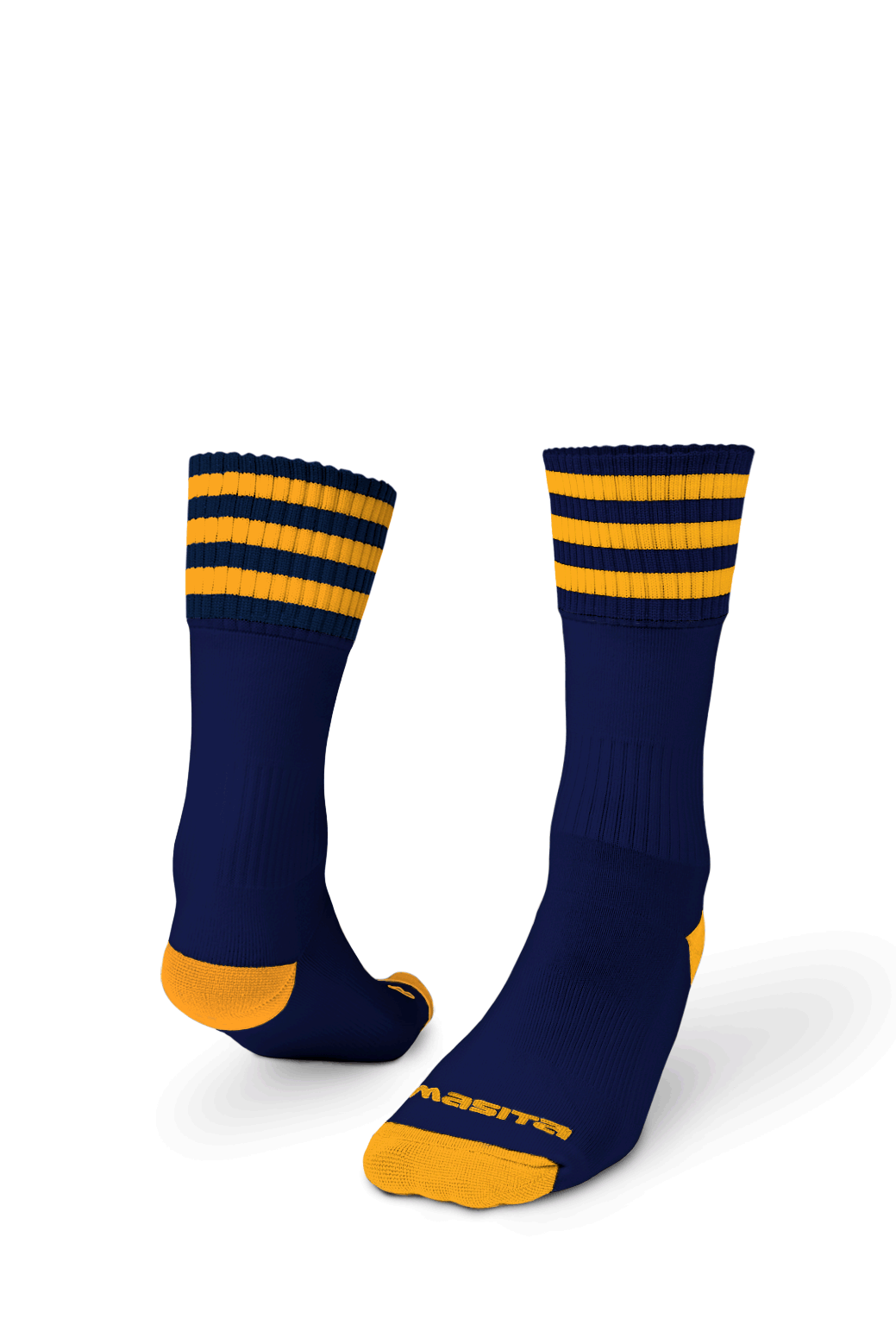 Navy/Amber Midi Socks All Sizes
