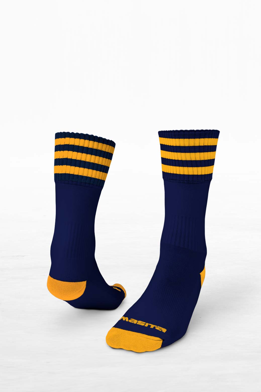 Navy/Amber Midi Socks All Sizes