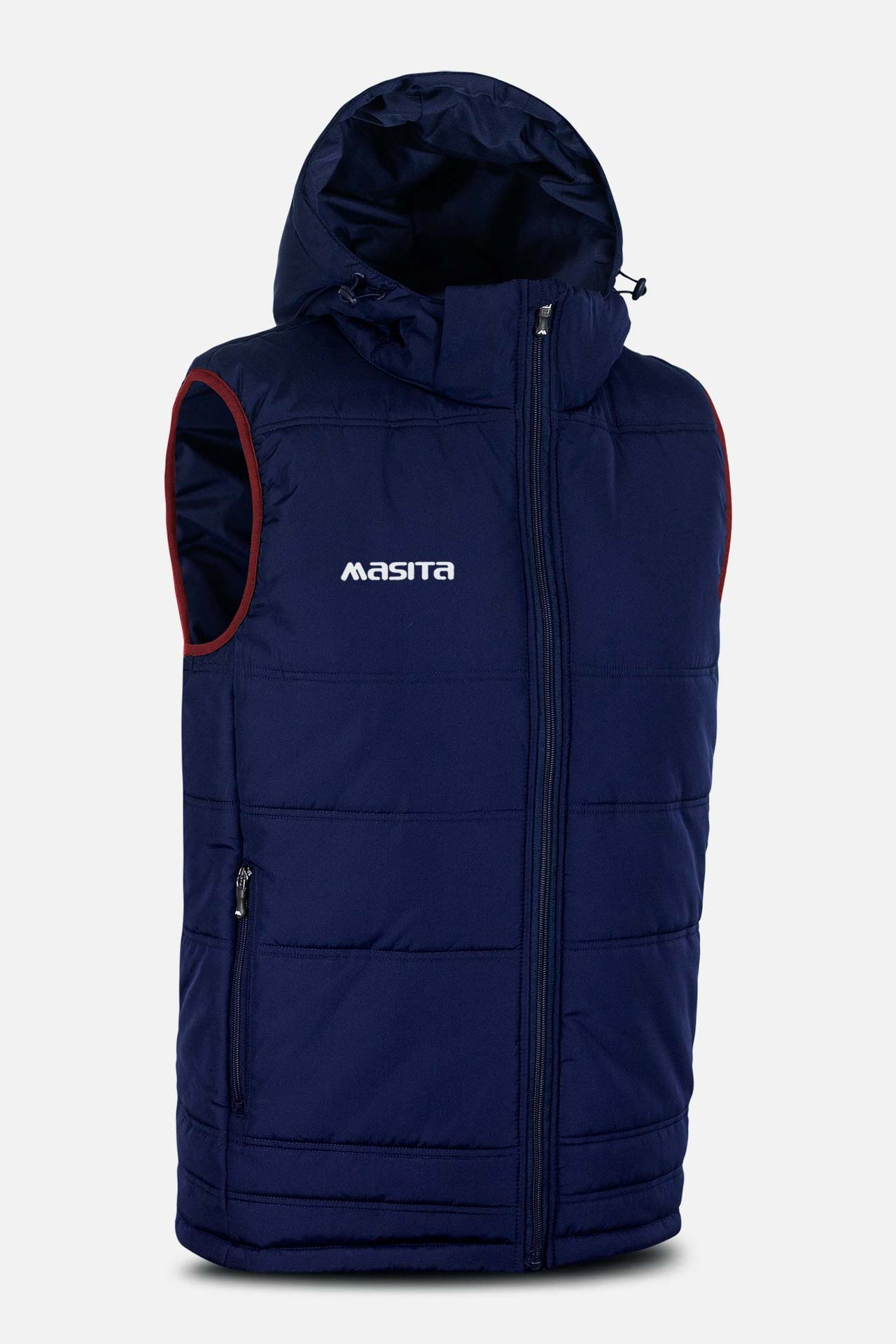 Nova Sleeveless Gilet Navy/Maroon Kids