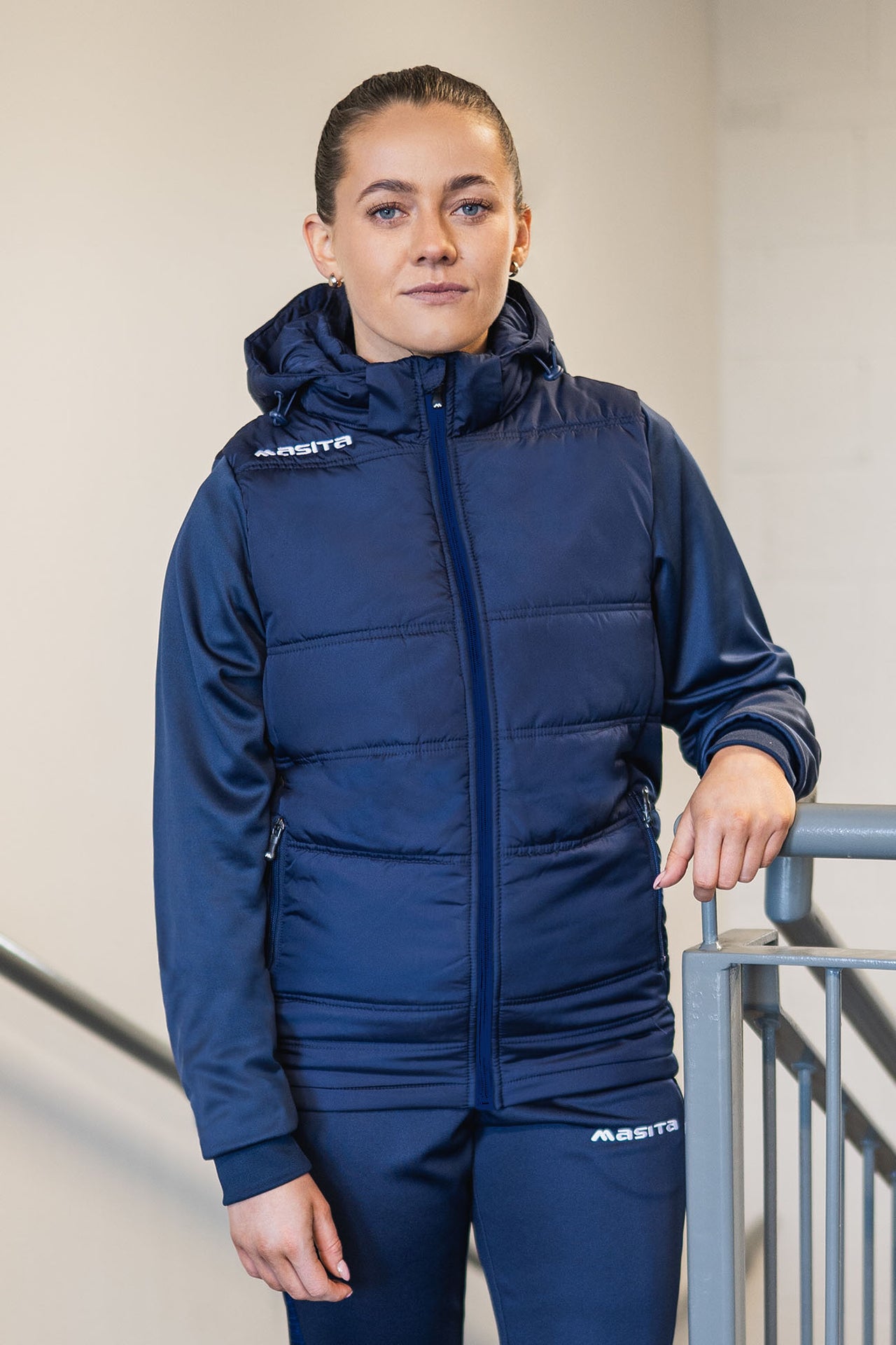 Nova Padded Jacket Navy/Blue/White